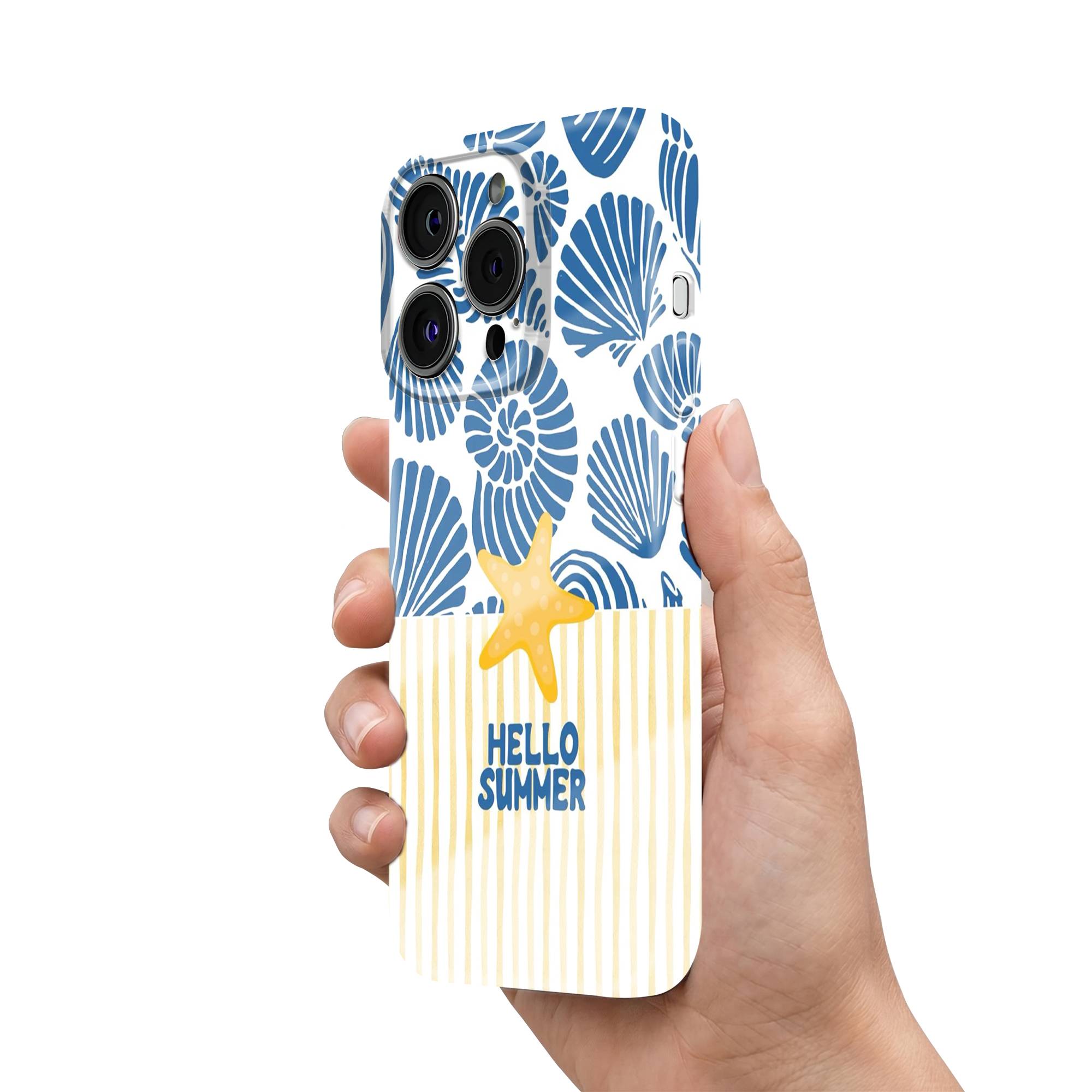 Hello Summer Vibes Glossy Hard Case