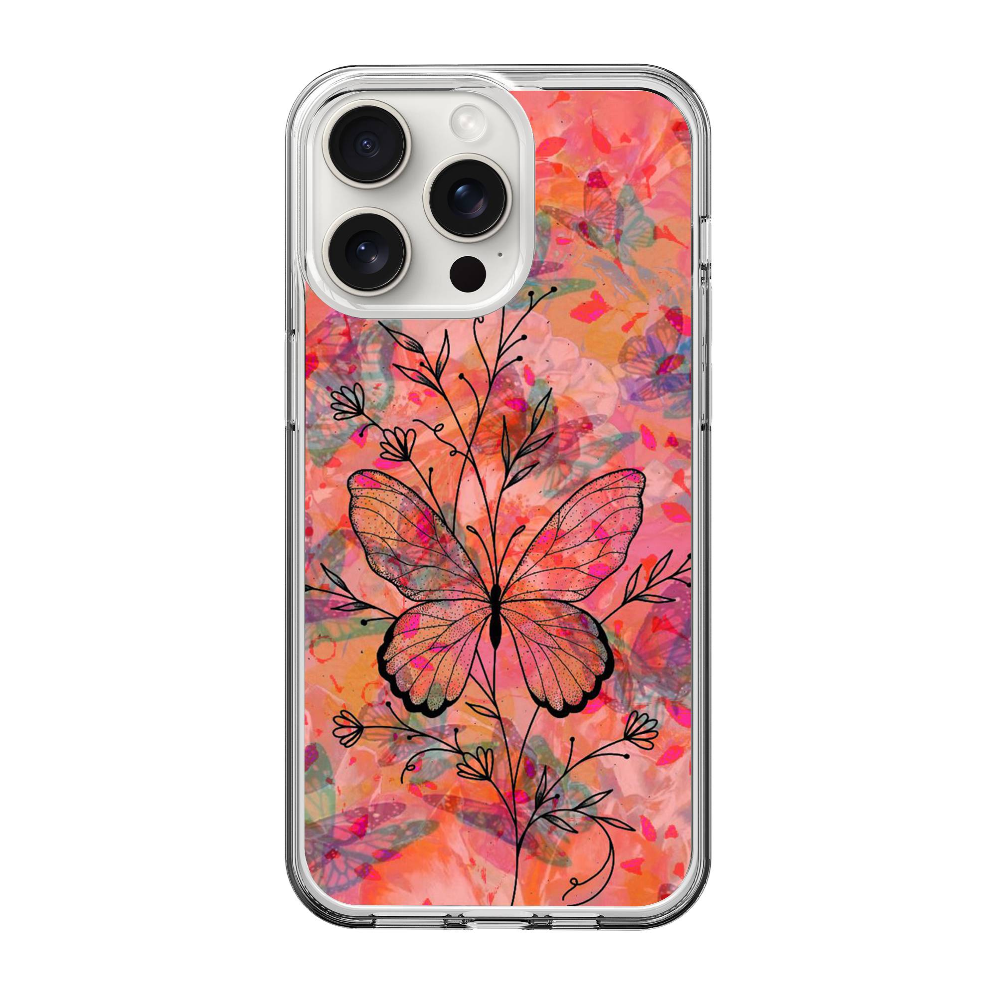 Painted Wings Clear Case image 0