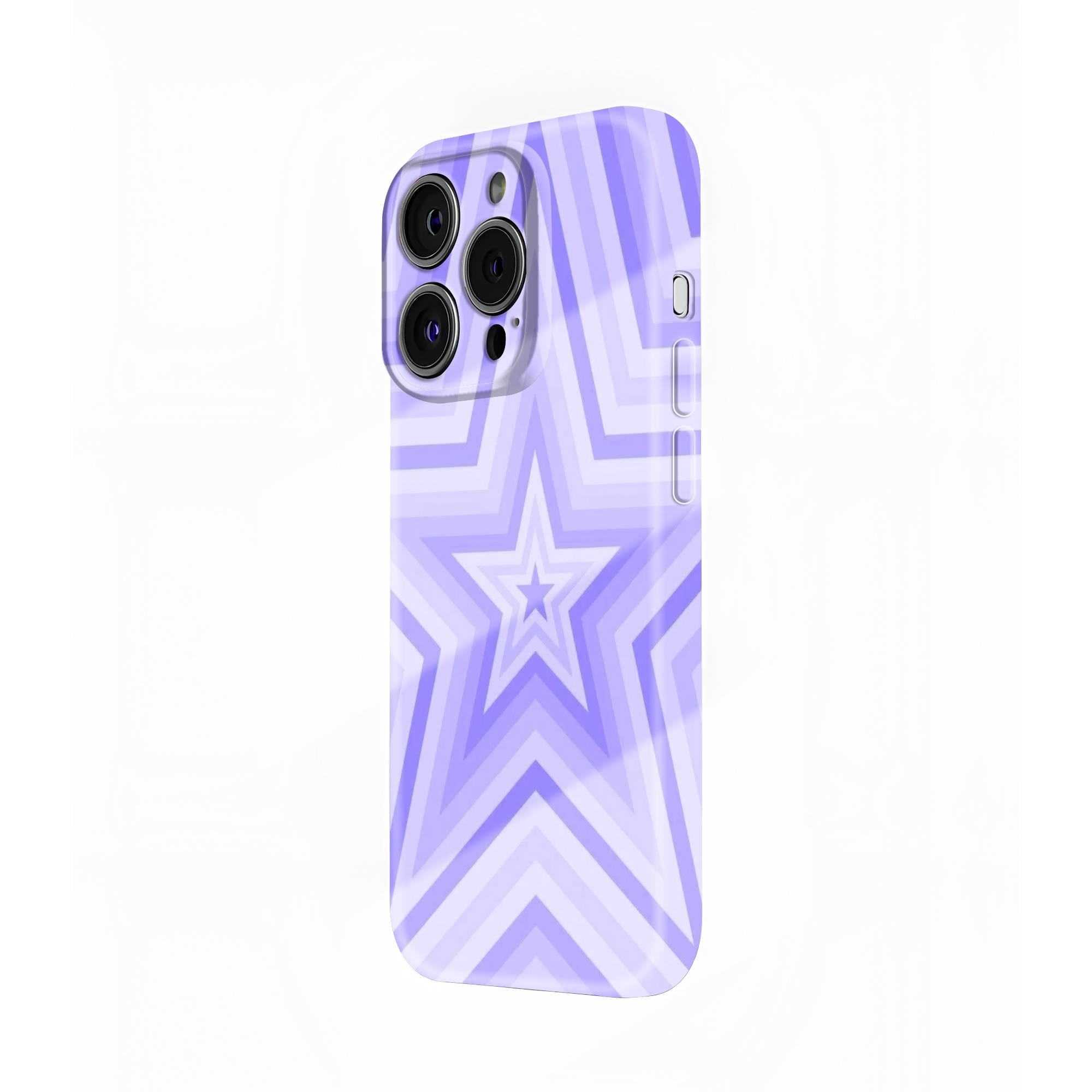 Lavender Star Glow Glossy Hard Case