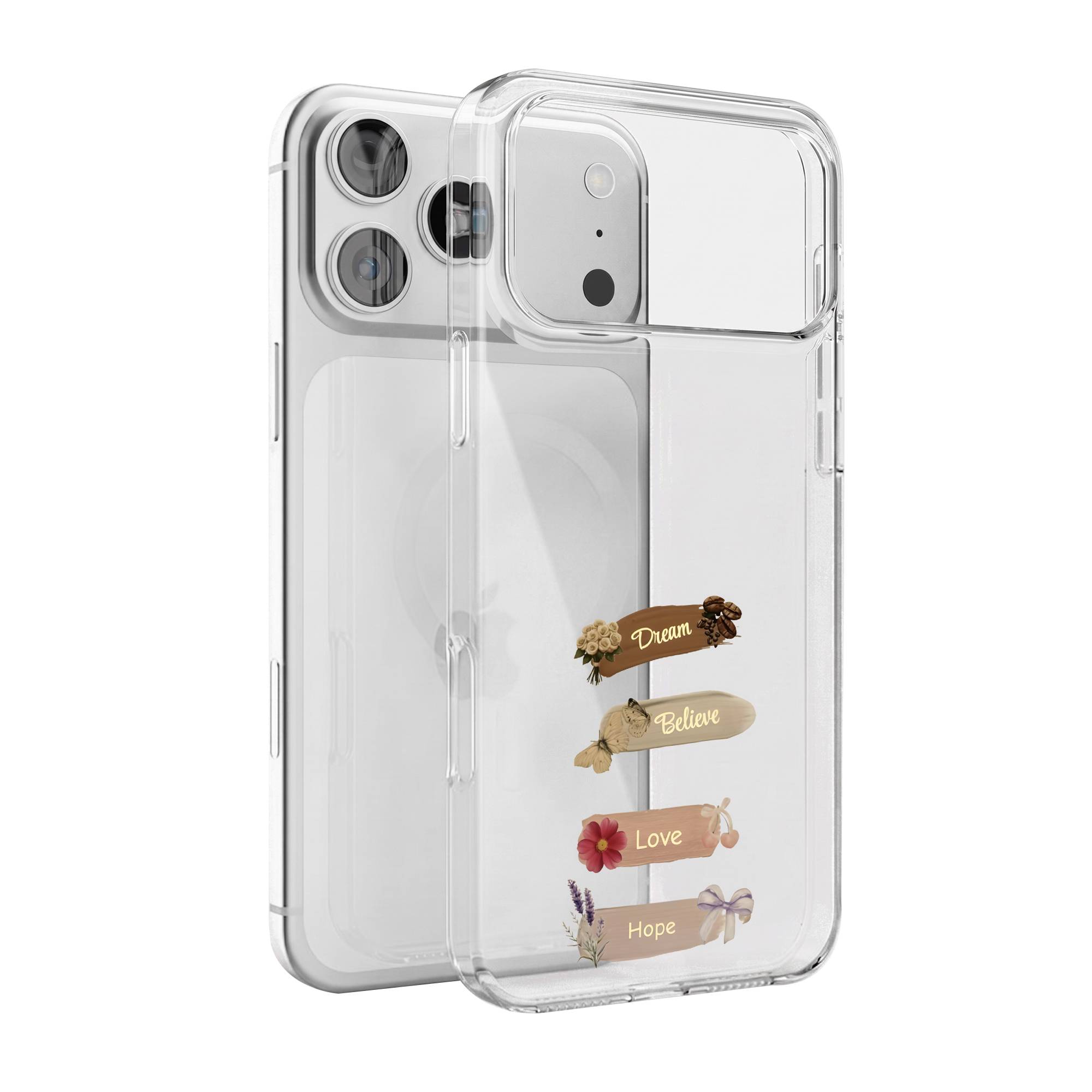 Pastel Positivity Premium Clear Case