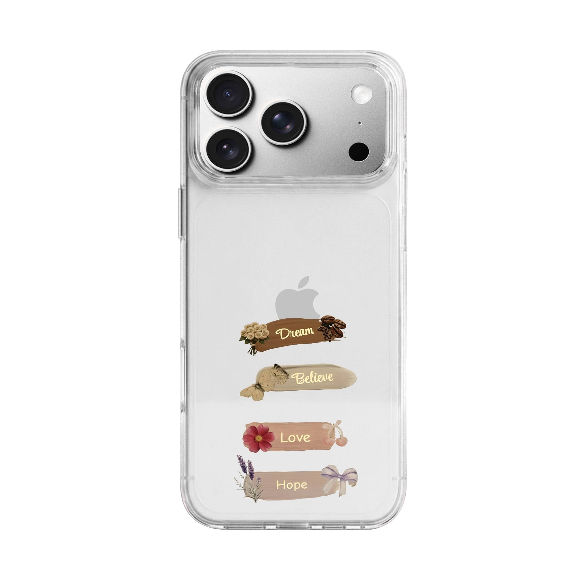 Pastel Positivity Premium Clear Case