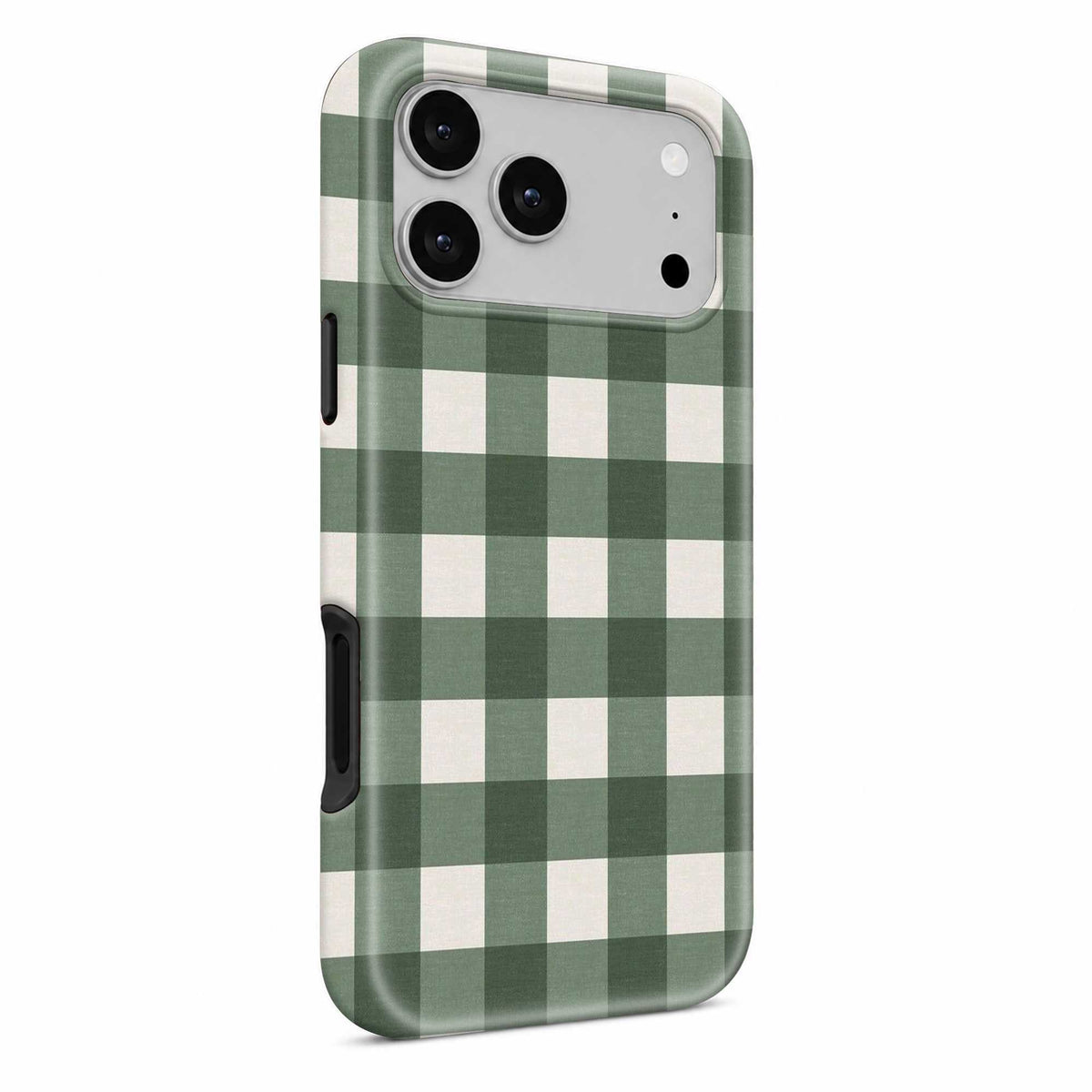 Green Check Dual Guard Case