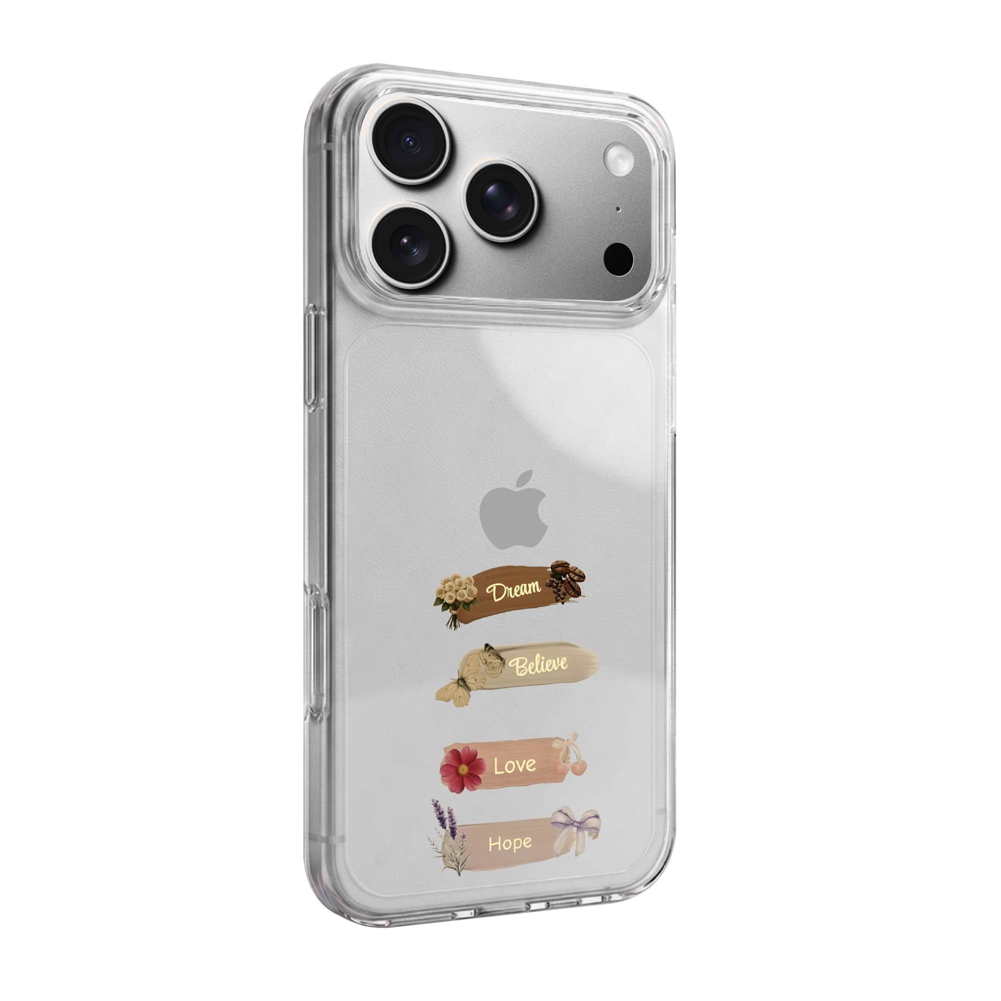 Pastel Positivity Premium Clear Case