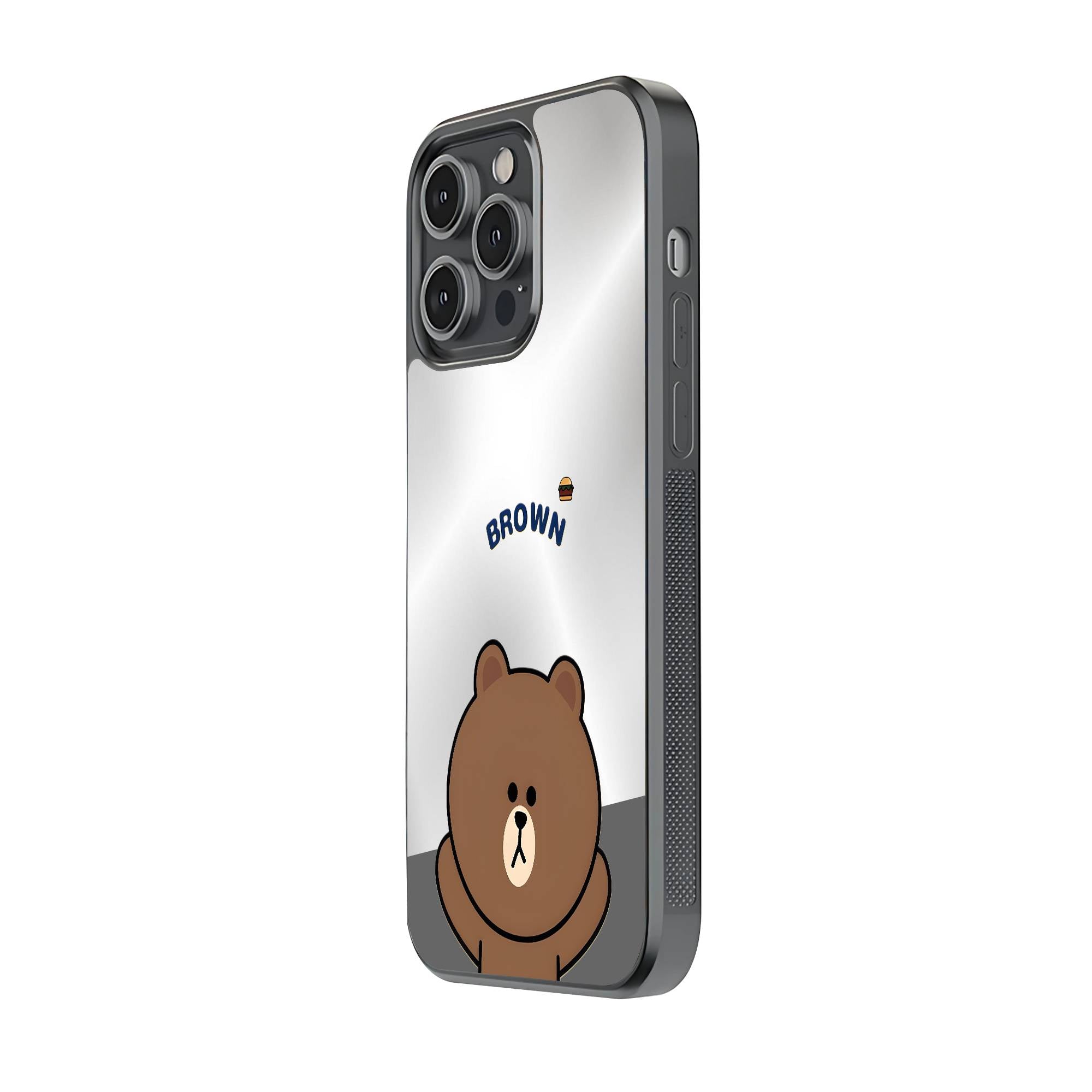 Brown Bear Mirror Case