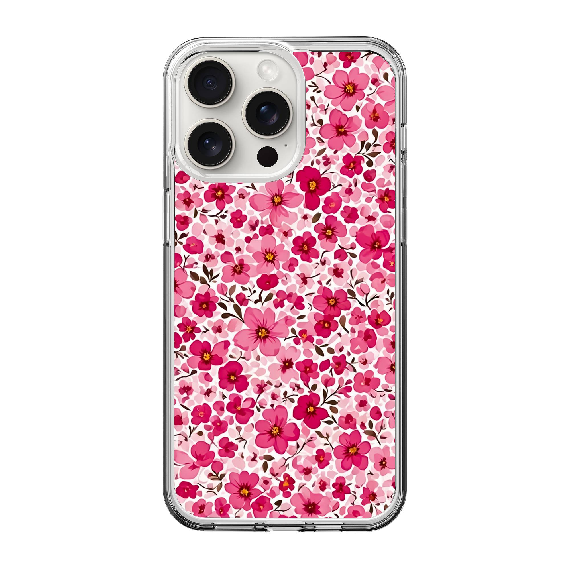 Pink Blossom Clear Case image 0