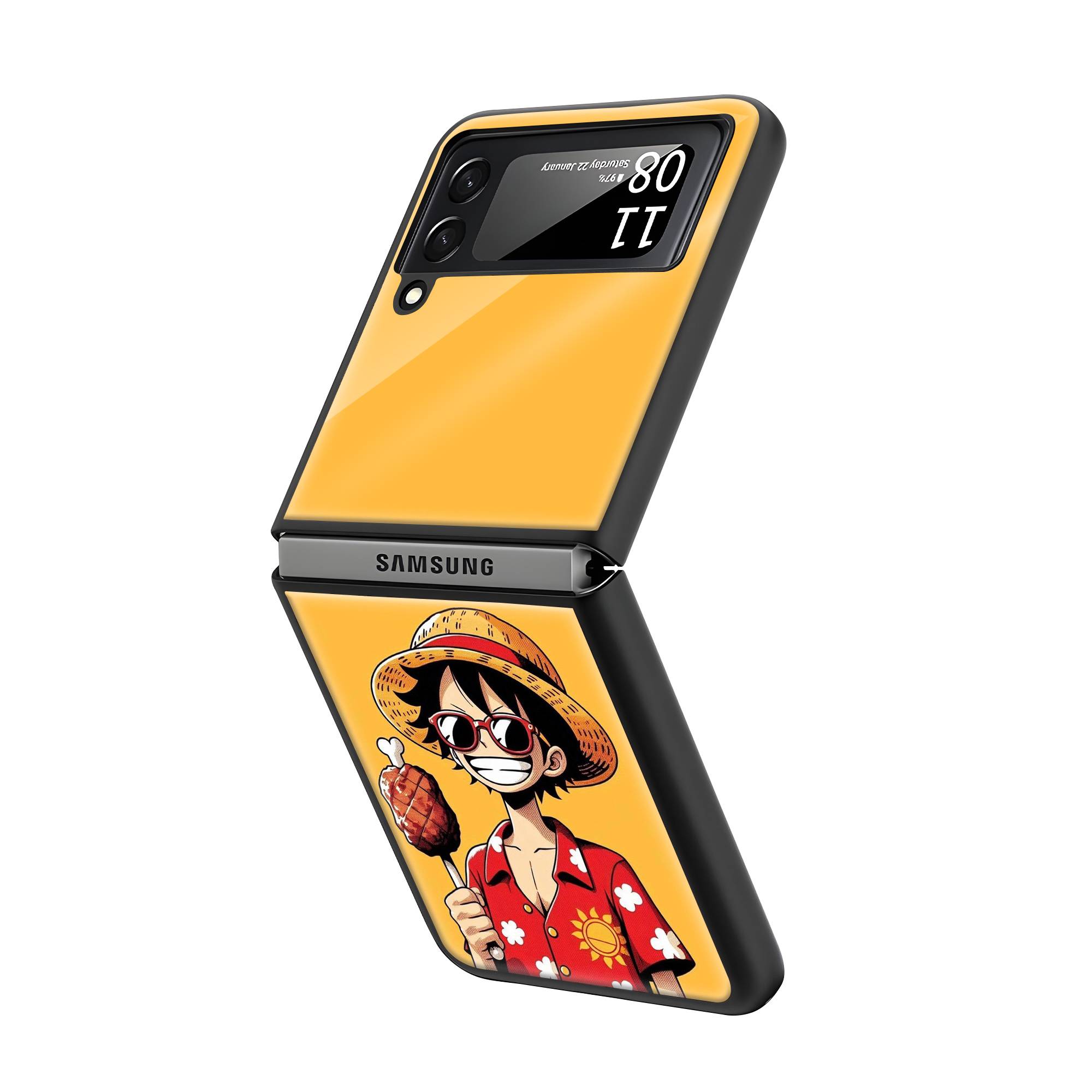 One Piece Samsung Z Flip Glass Case image 1