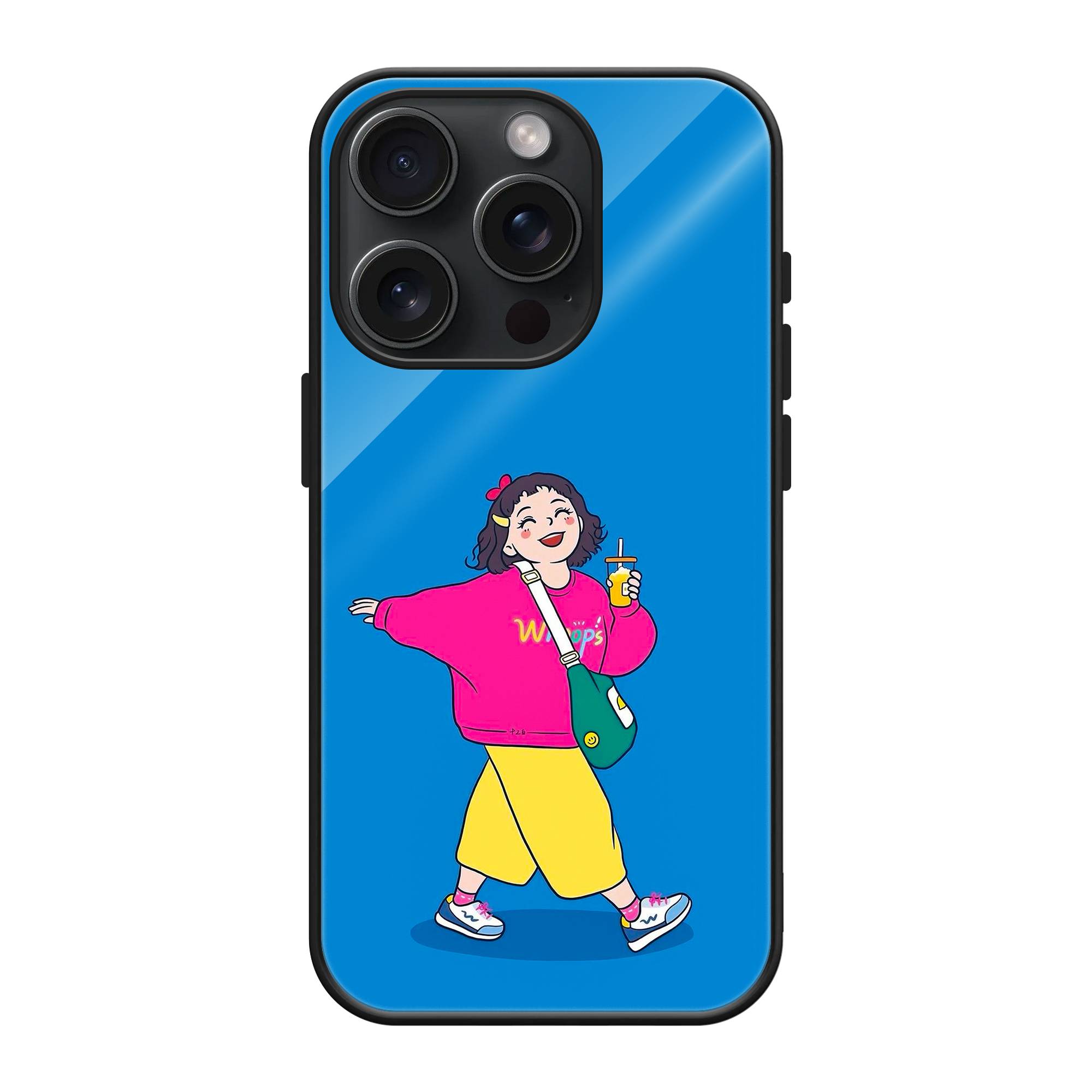 Giggle Gal Glass Case image 0