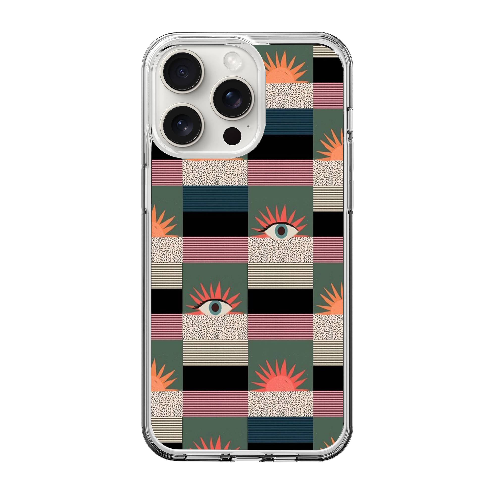 Eye and Sun Clear Case image 0