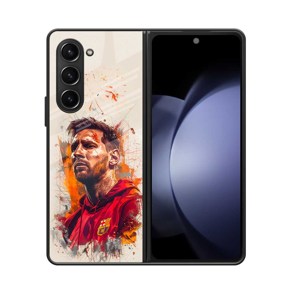Lionel Messi Samsung Z Fold 5 Glass Case image 0