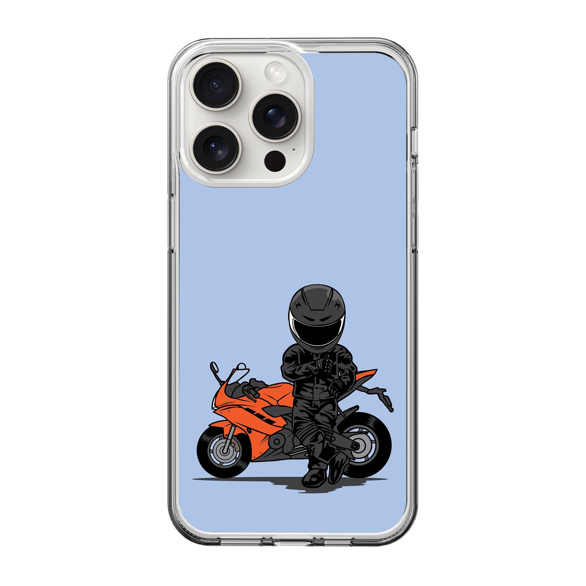 Biker Standing Clear Case image 0