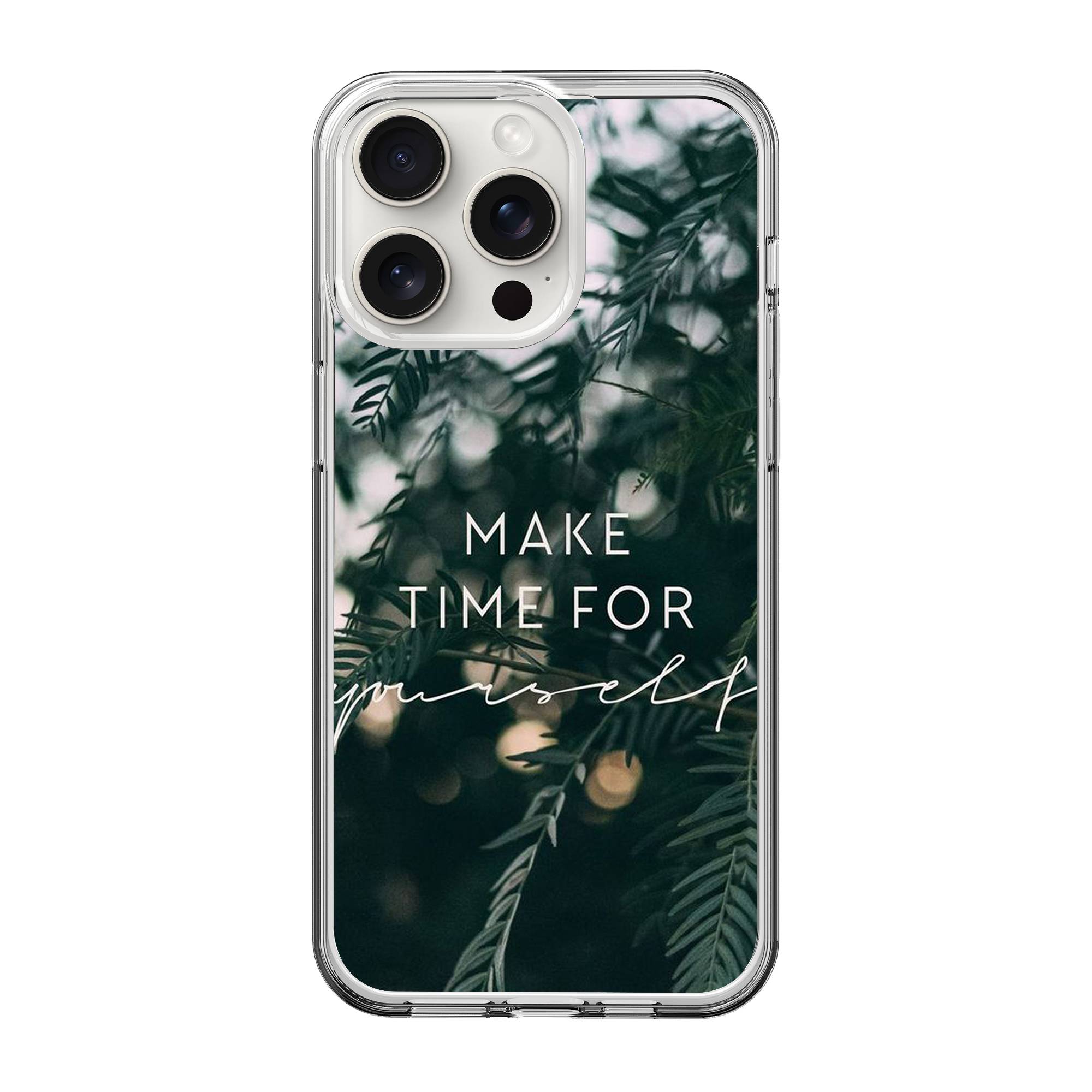 Time for yourself Clear Case image 0