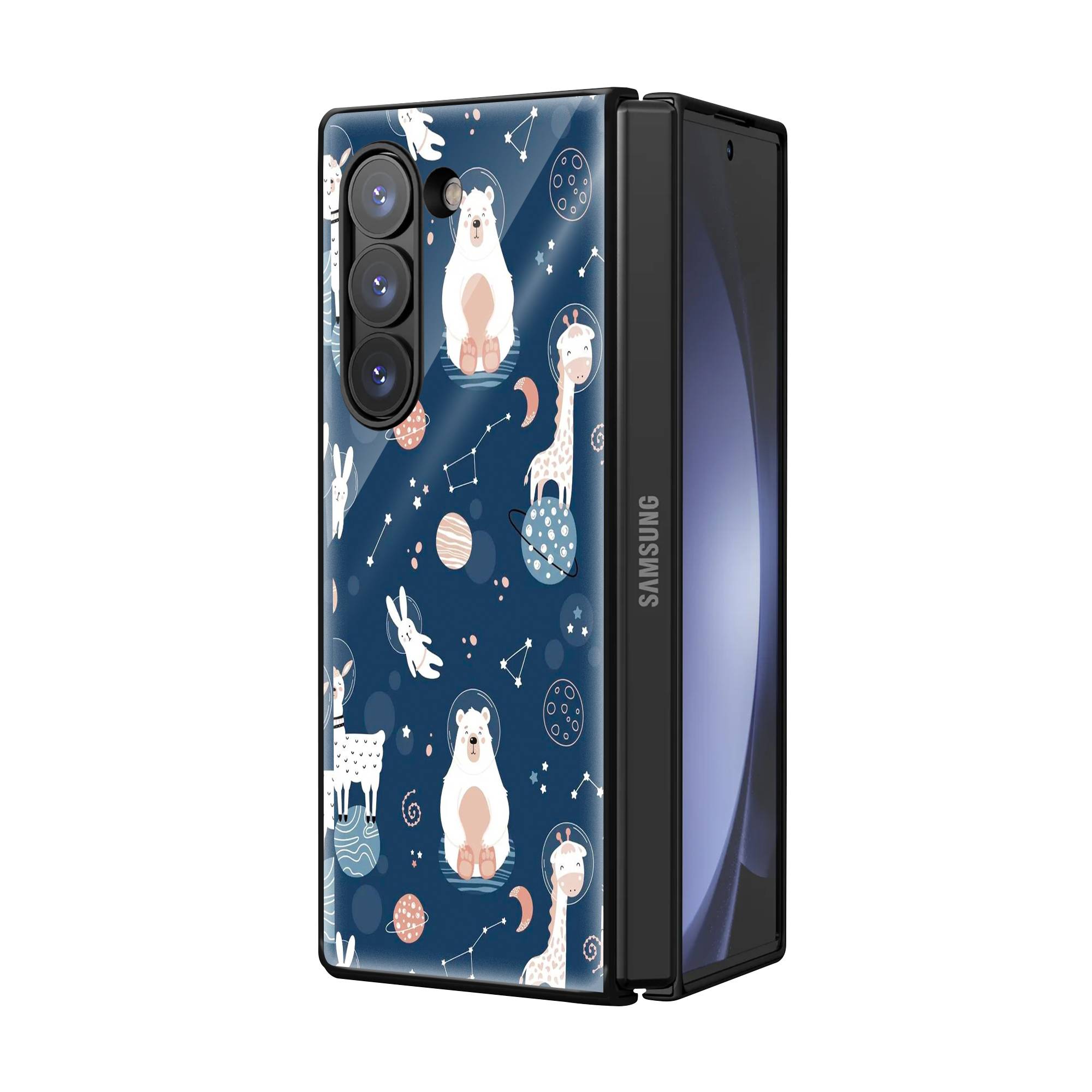 Polar Bear Samsung Z Fold Glass Case image 1