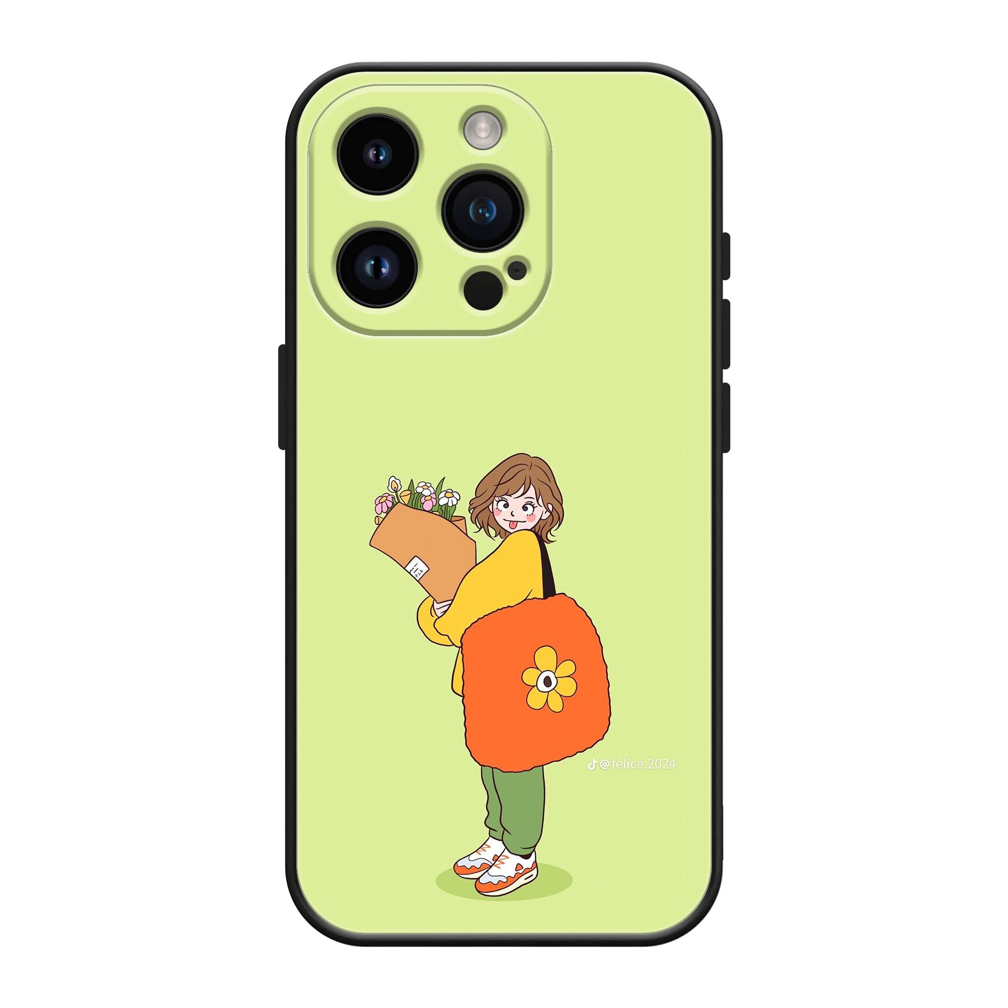 Cute Doodle Silicone Case image 0