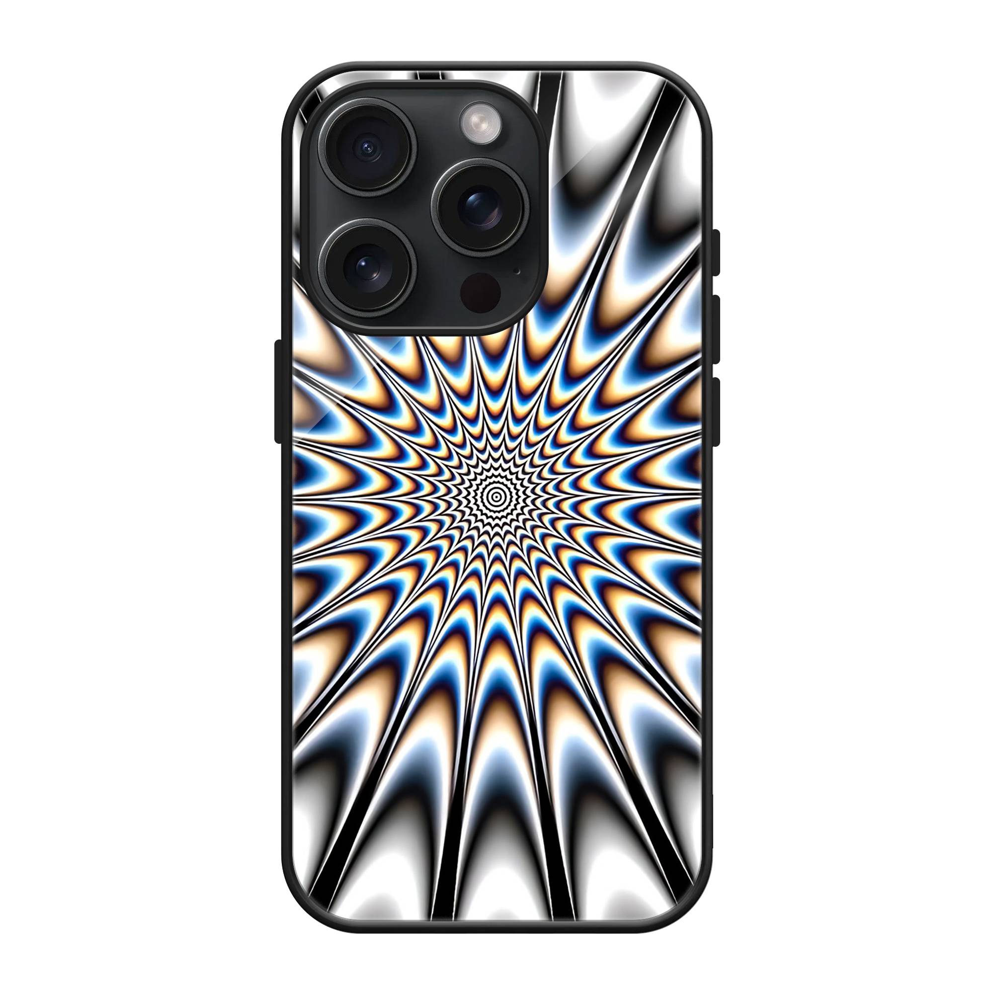 Hypno Wave Glass Case