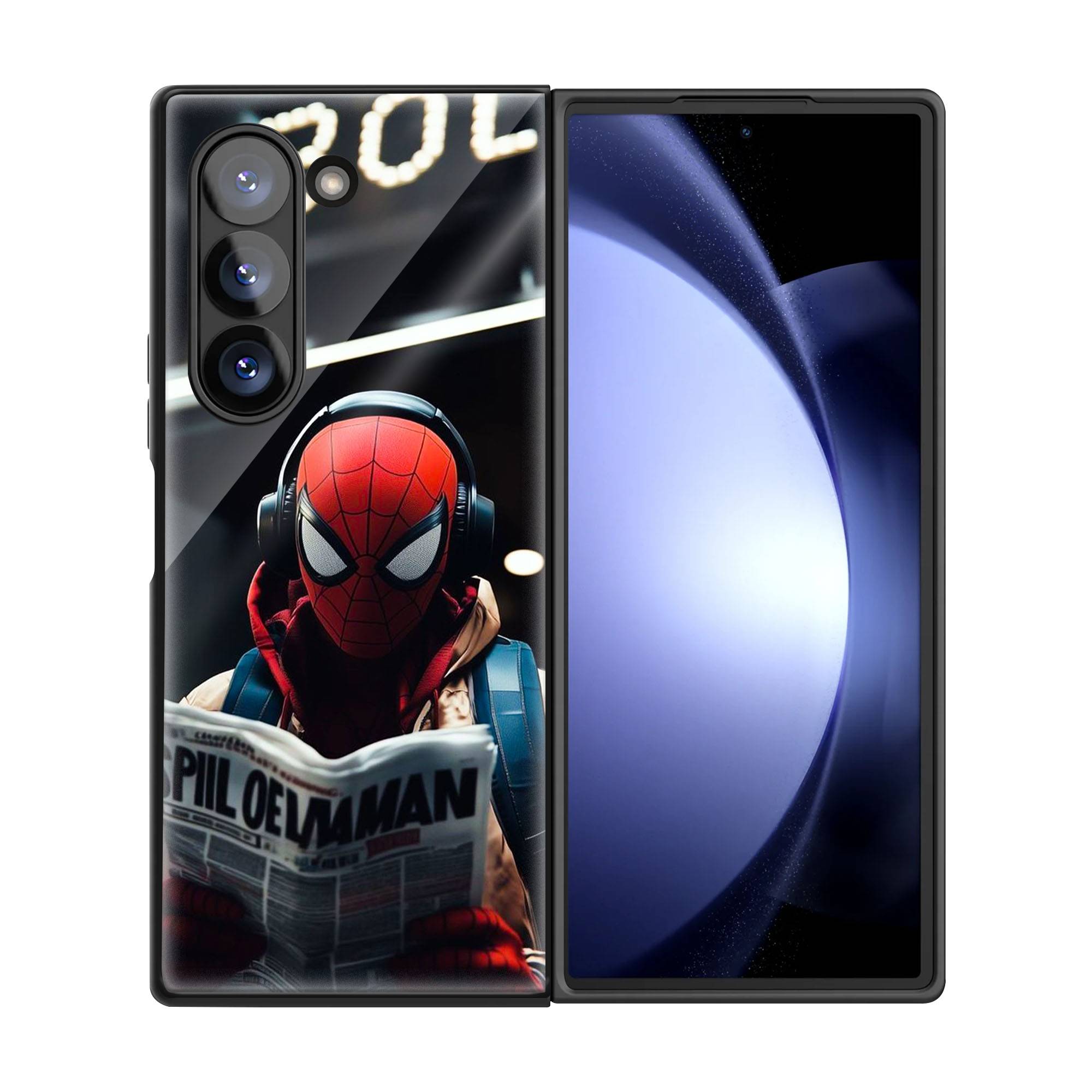 Urban Spidey Samsung Z Fold Glass Case image 2
