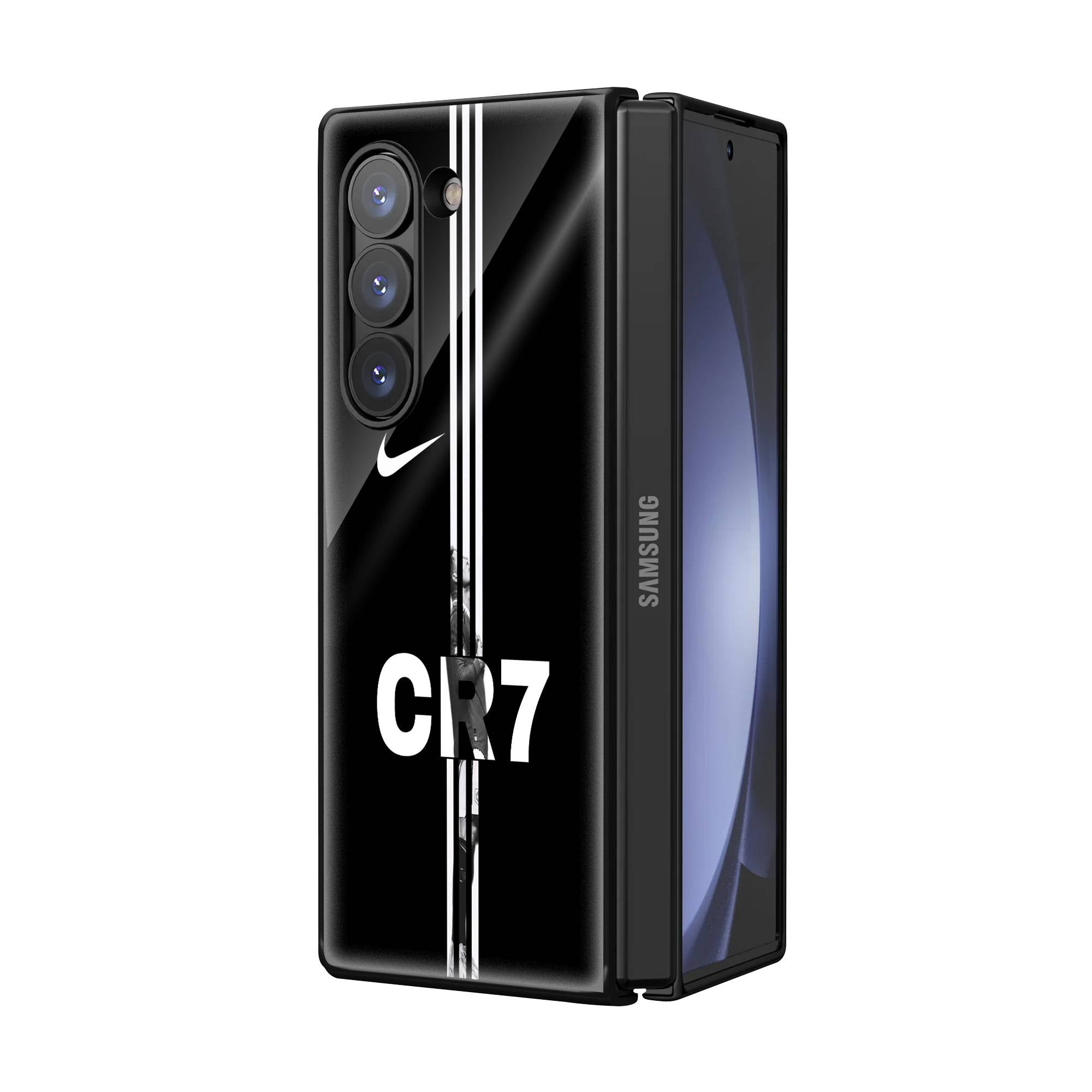 CR7 Samsung Z Fold Glass Case image 1