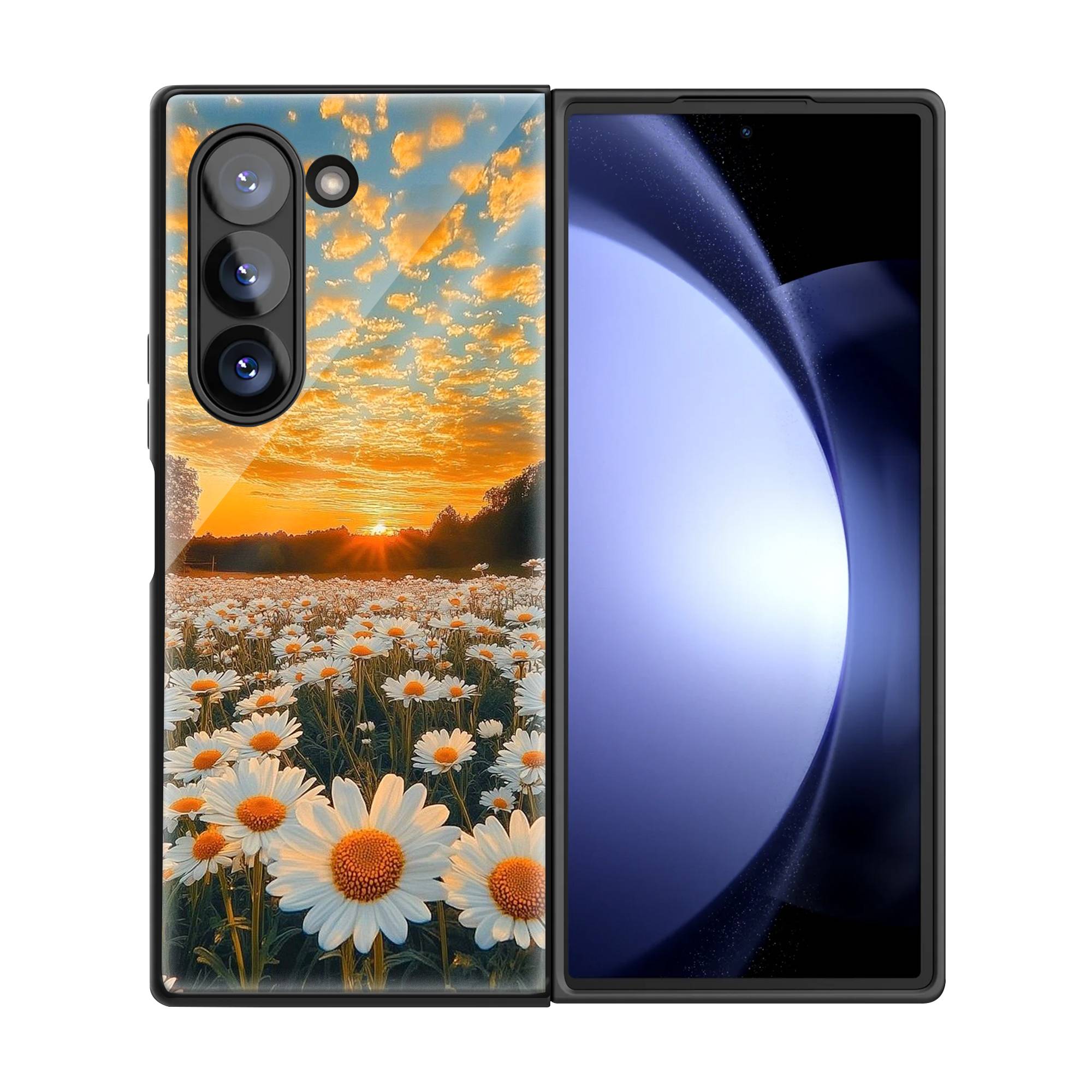 Sunset Feels Samsung Z Fold Glass Case image 2