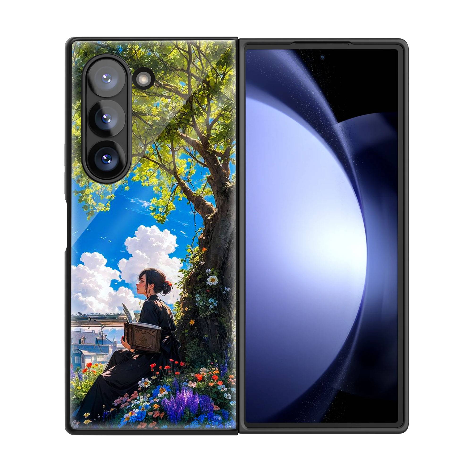 Who Am i Samsung Z Fold Glass Case image 2