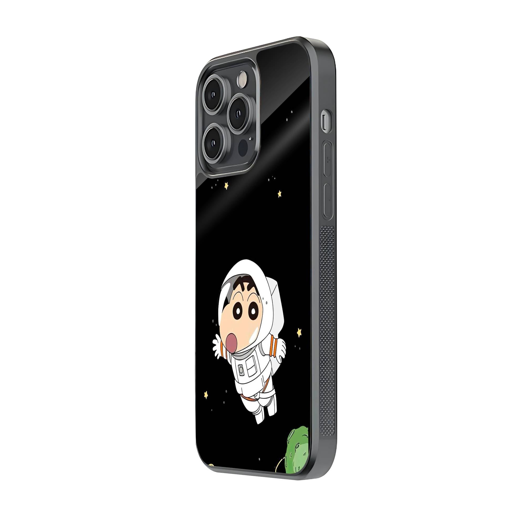 Cute Space Boy Glass Case image 1