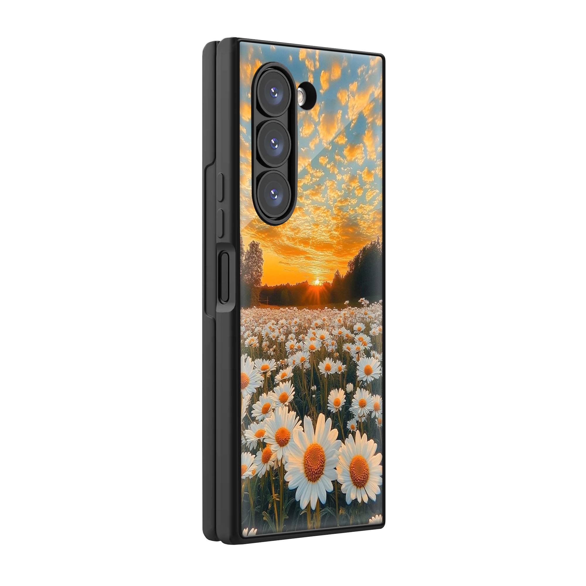 Sunset Feels Samsung Z Fold Glass Case image 0