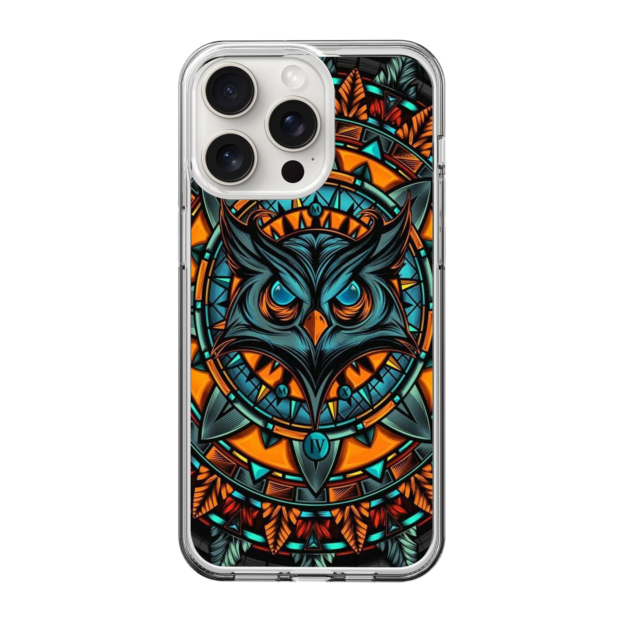 Retro Owl Clear Case image 0