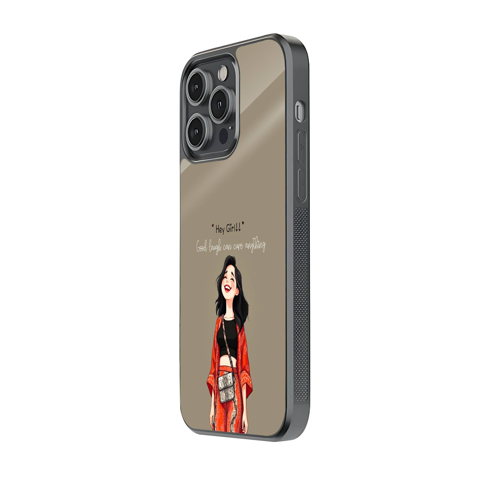 Hey Girl Glass Case image 1