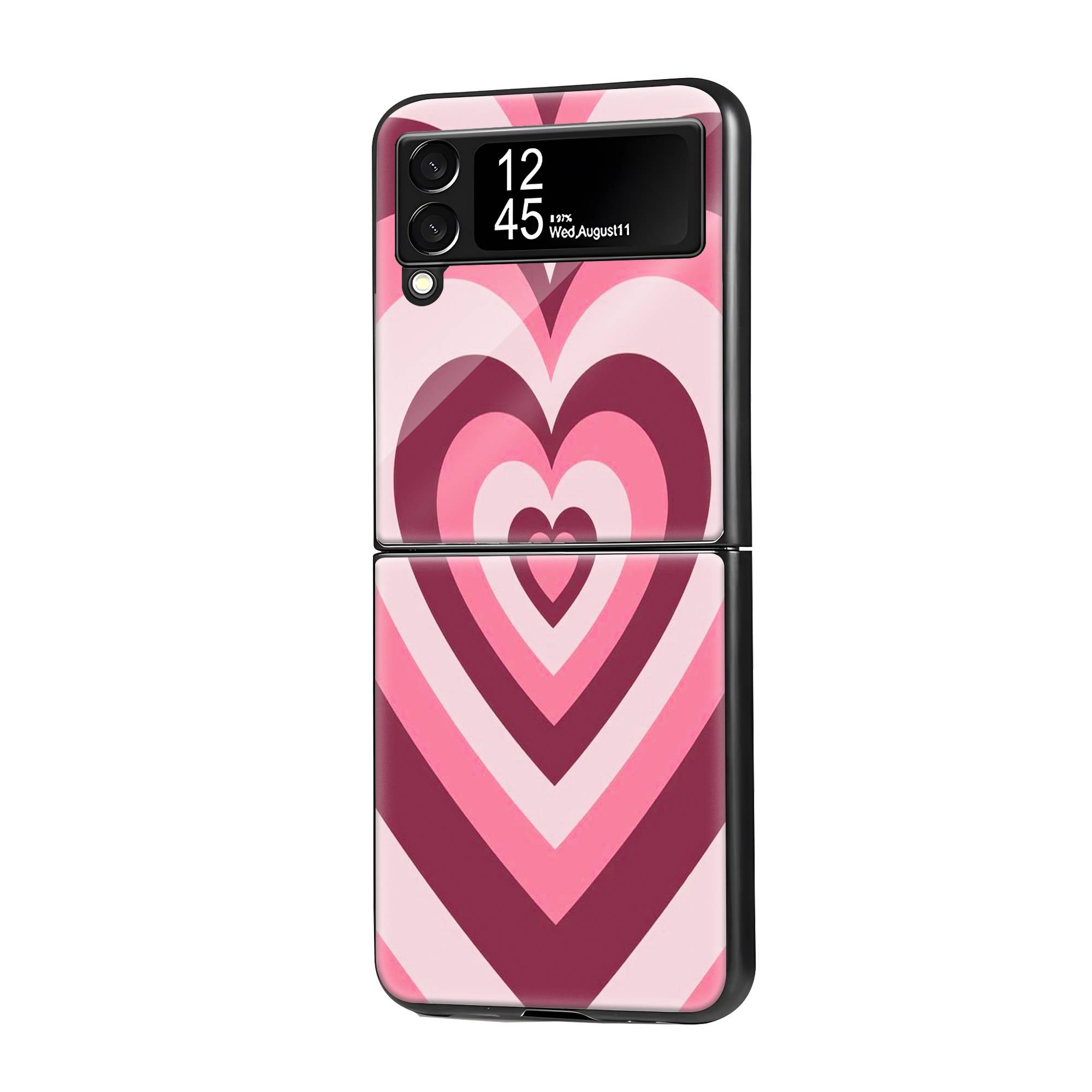 Pink Choko Samsung Z Flip Glass Case image 0