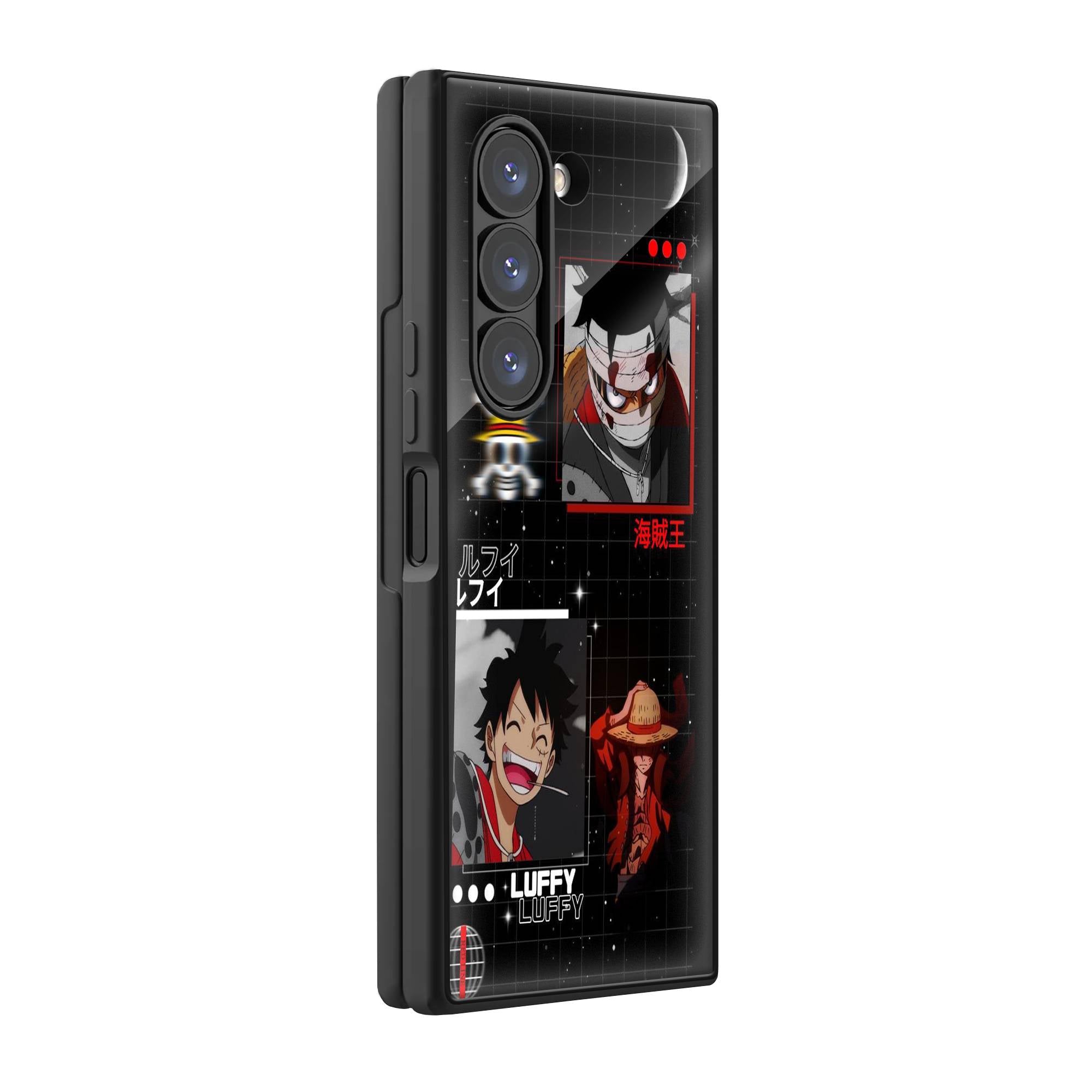 Luffy Samsung Z Fold Glass Case image 0