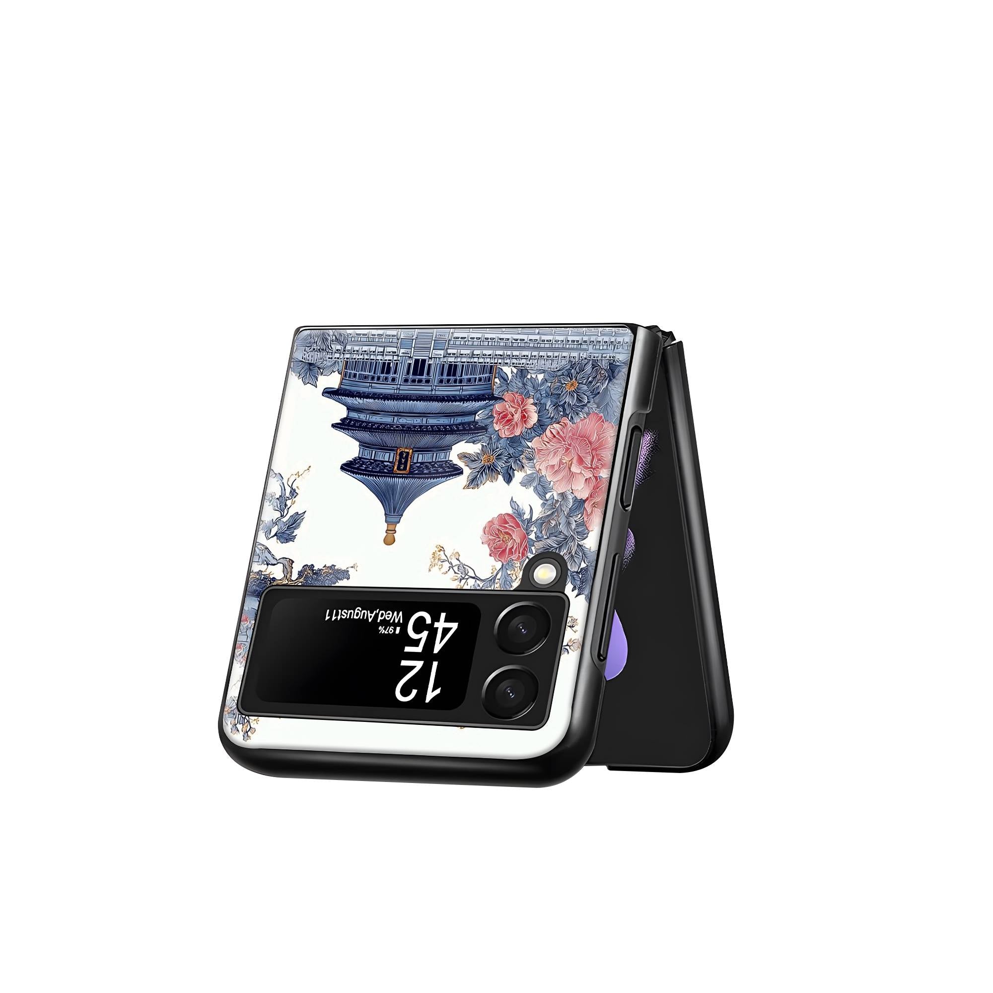 Temple Garden Samsung Z Flip Glass Case image 2