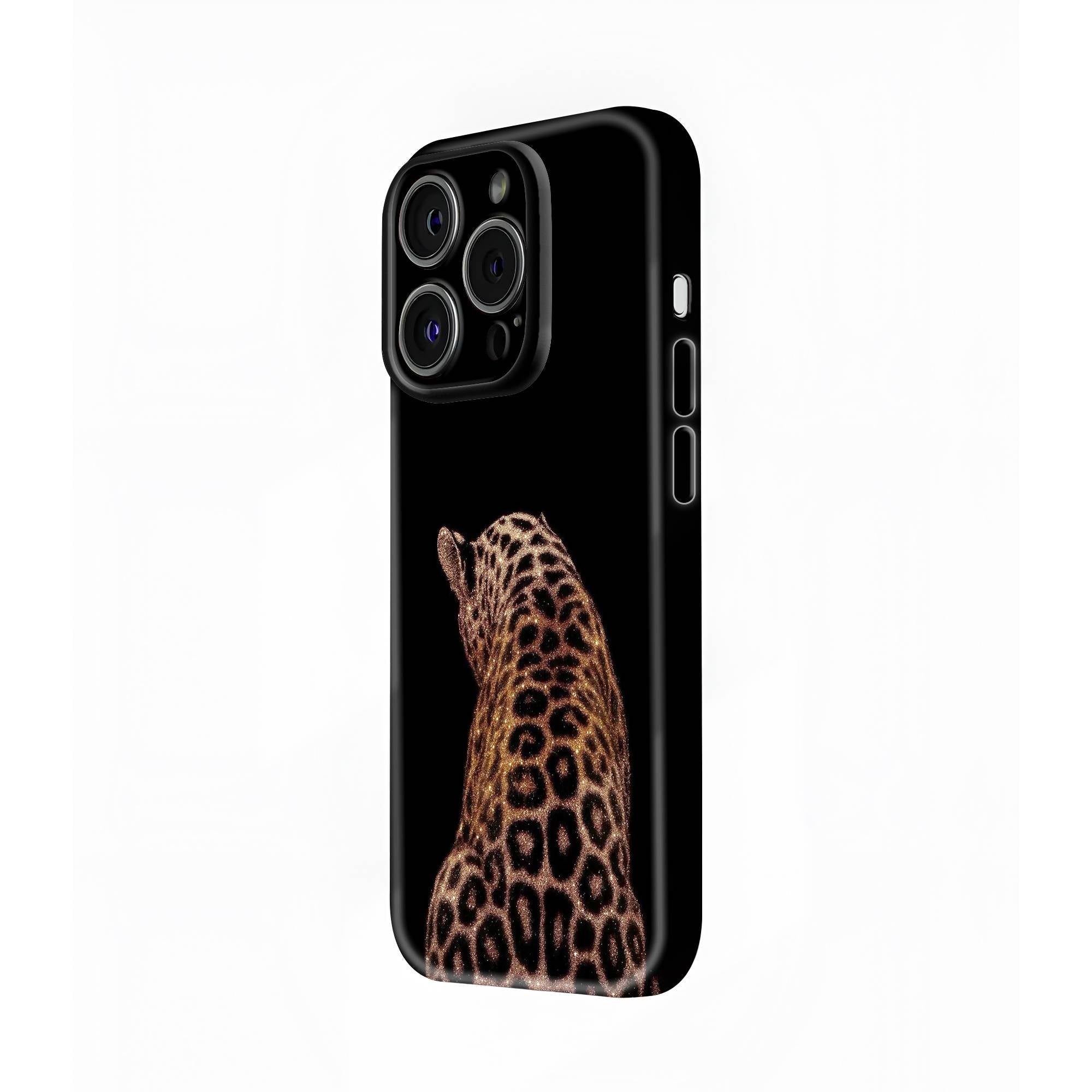 Midnight Leopard Glossy Hard Case