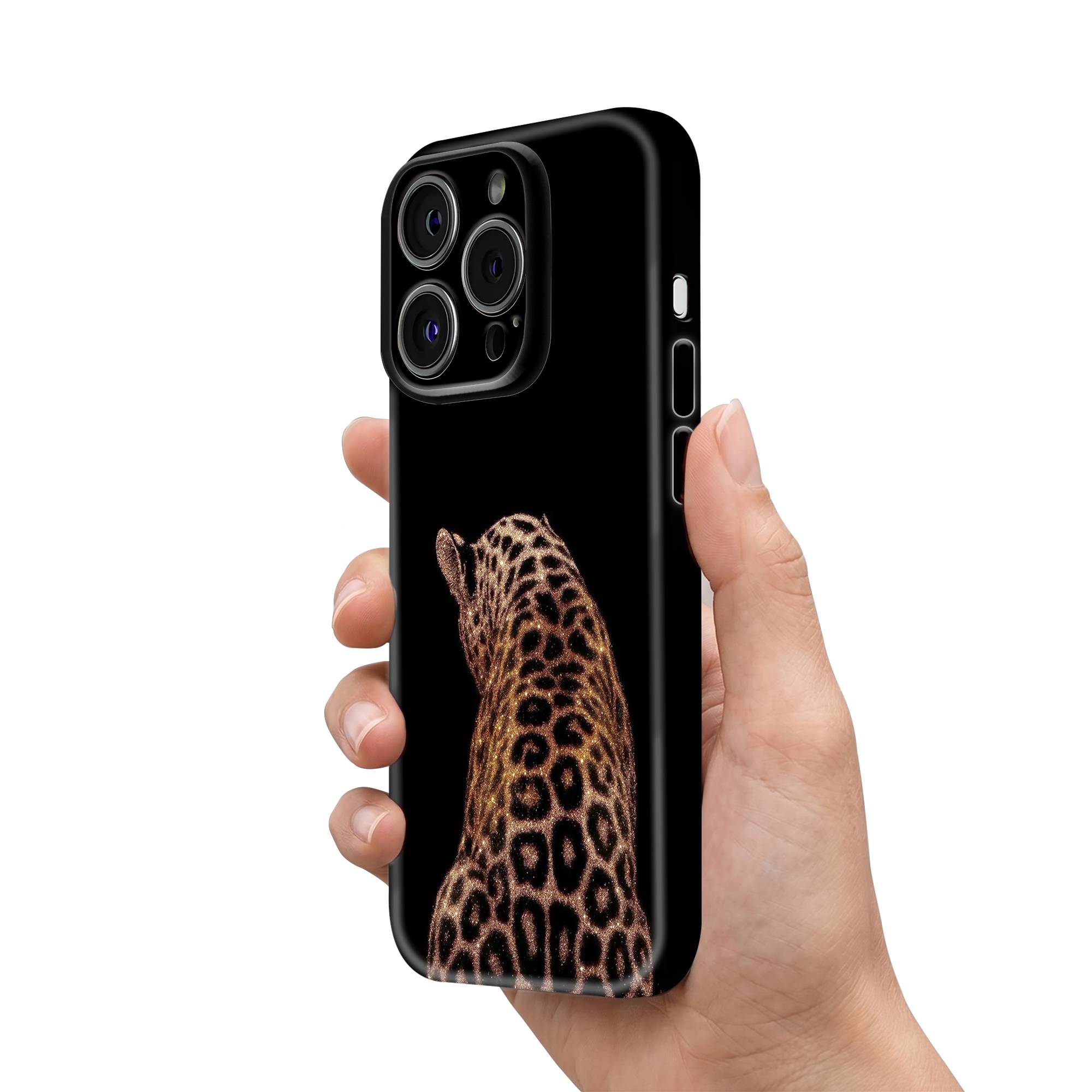 Midnight Leopard Glossy Hard Case
