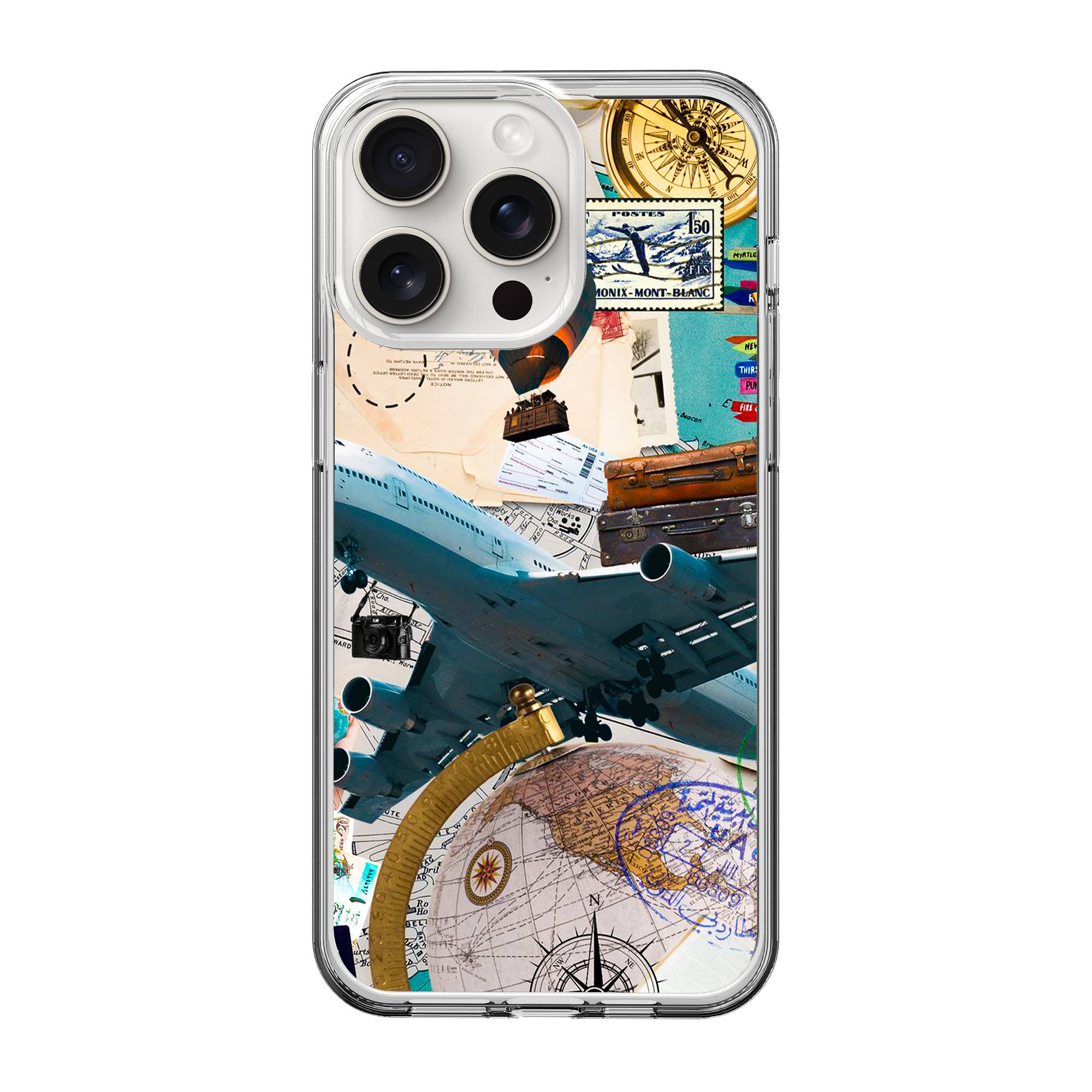 Travel Scrapbook Clear Case image 0