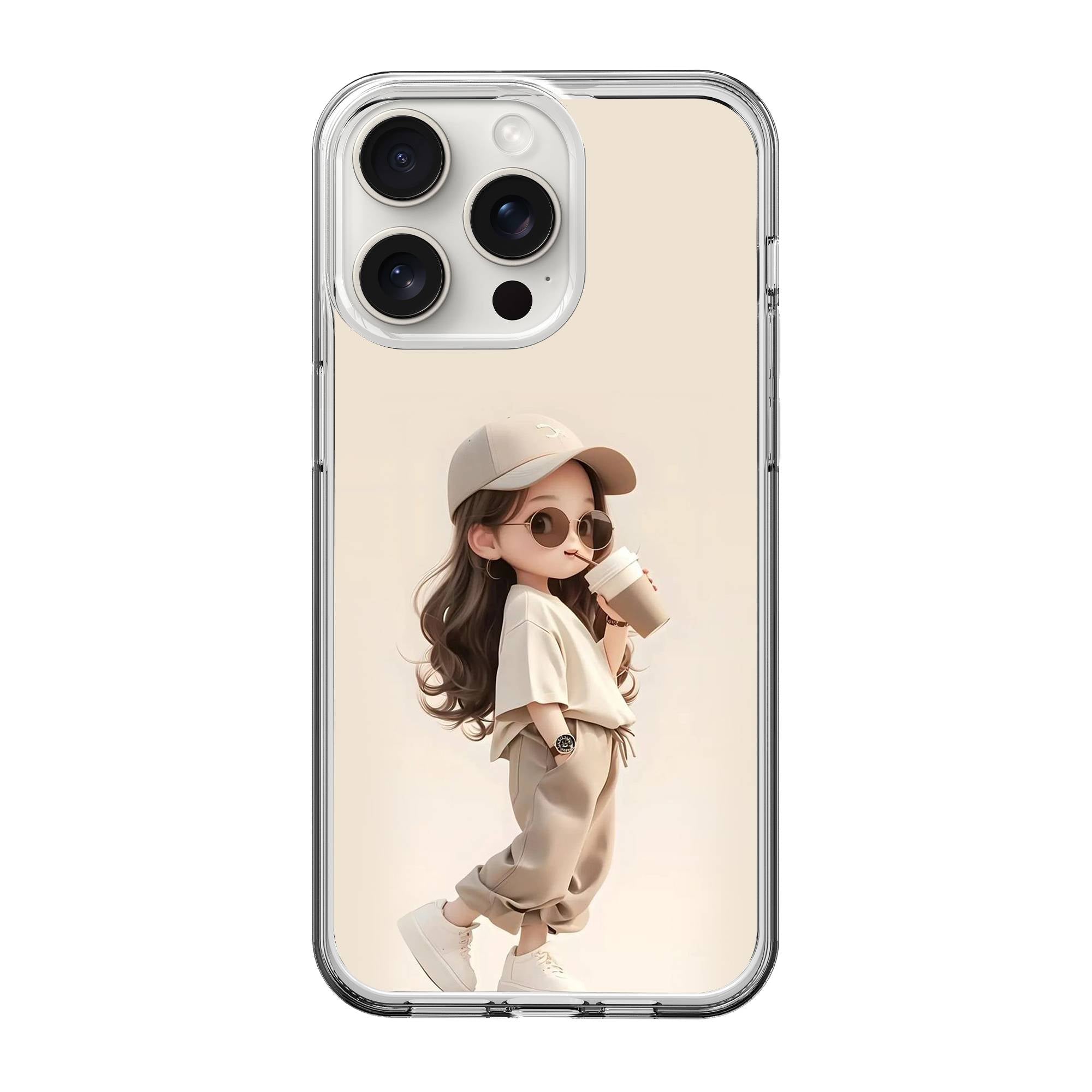 Tik Tok Girl Clear Case image 0