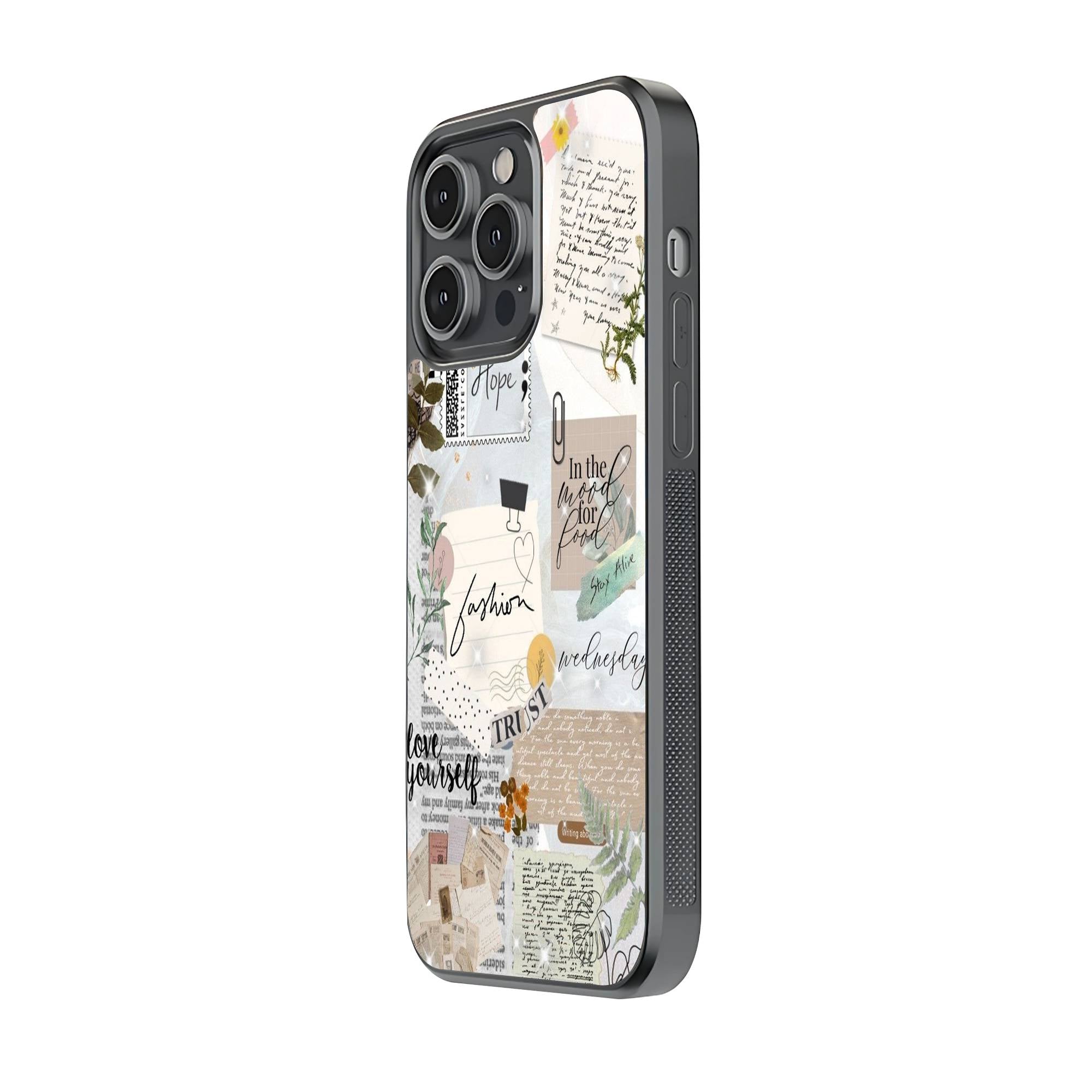 Love yourself Glass Case image 1
