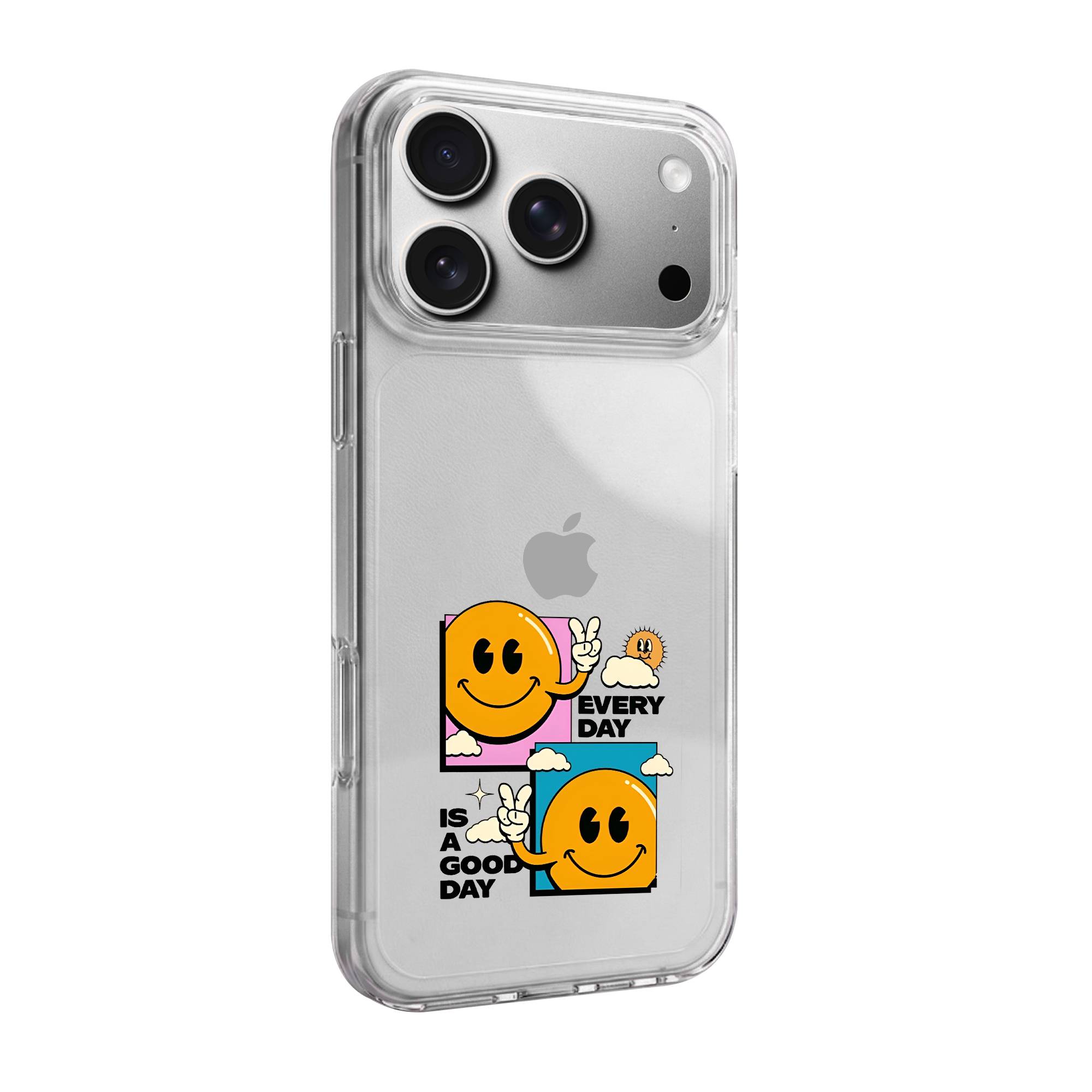 Retro Good Day Premium Clear Case