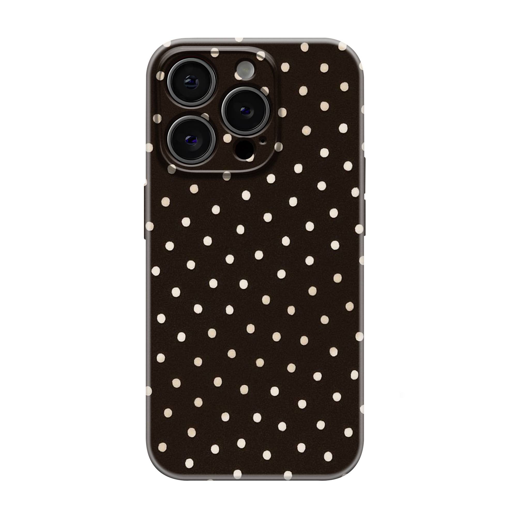 Mocha Dots Glossy Hard Case