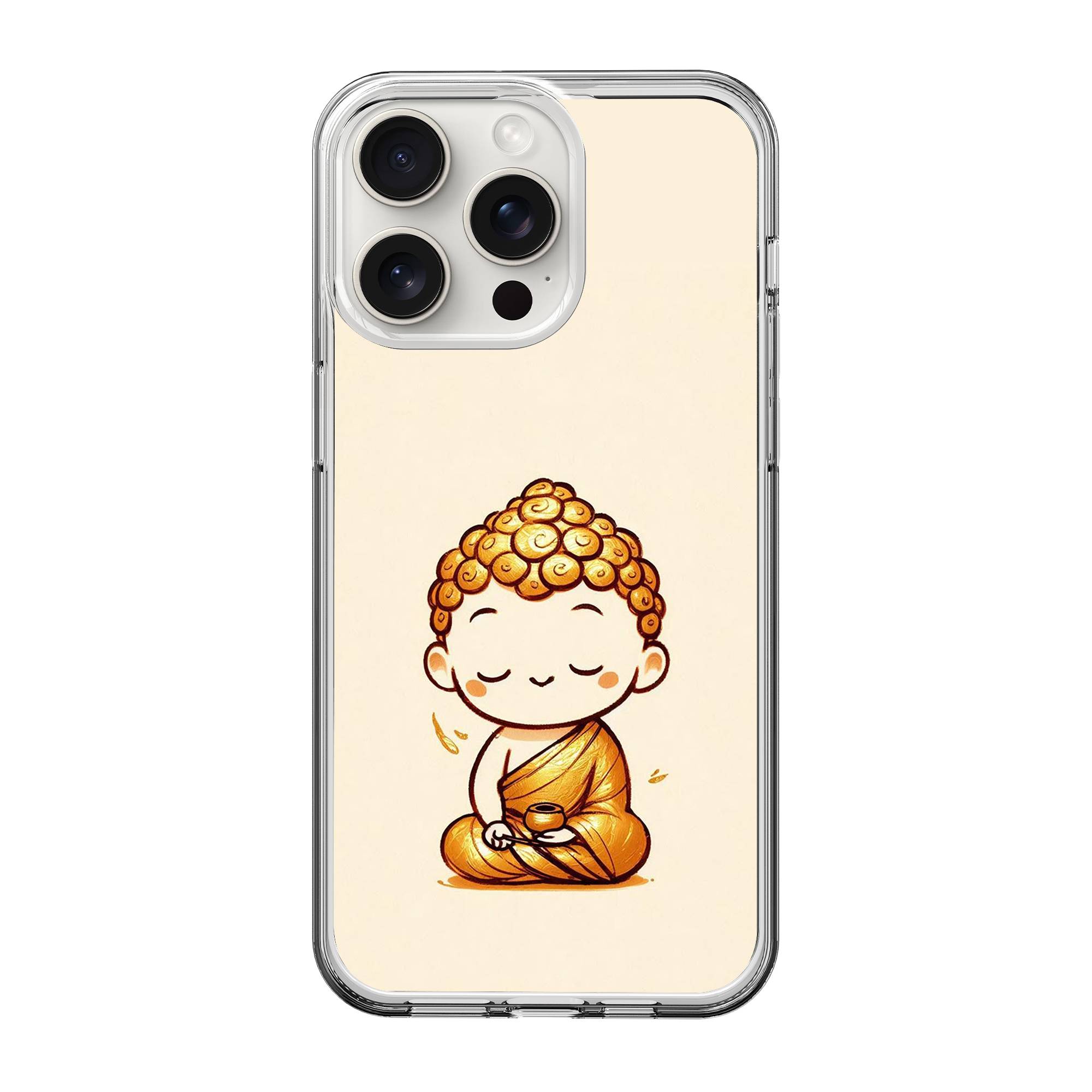 Chibi Buddha Clear Case image 0