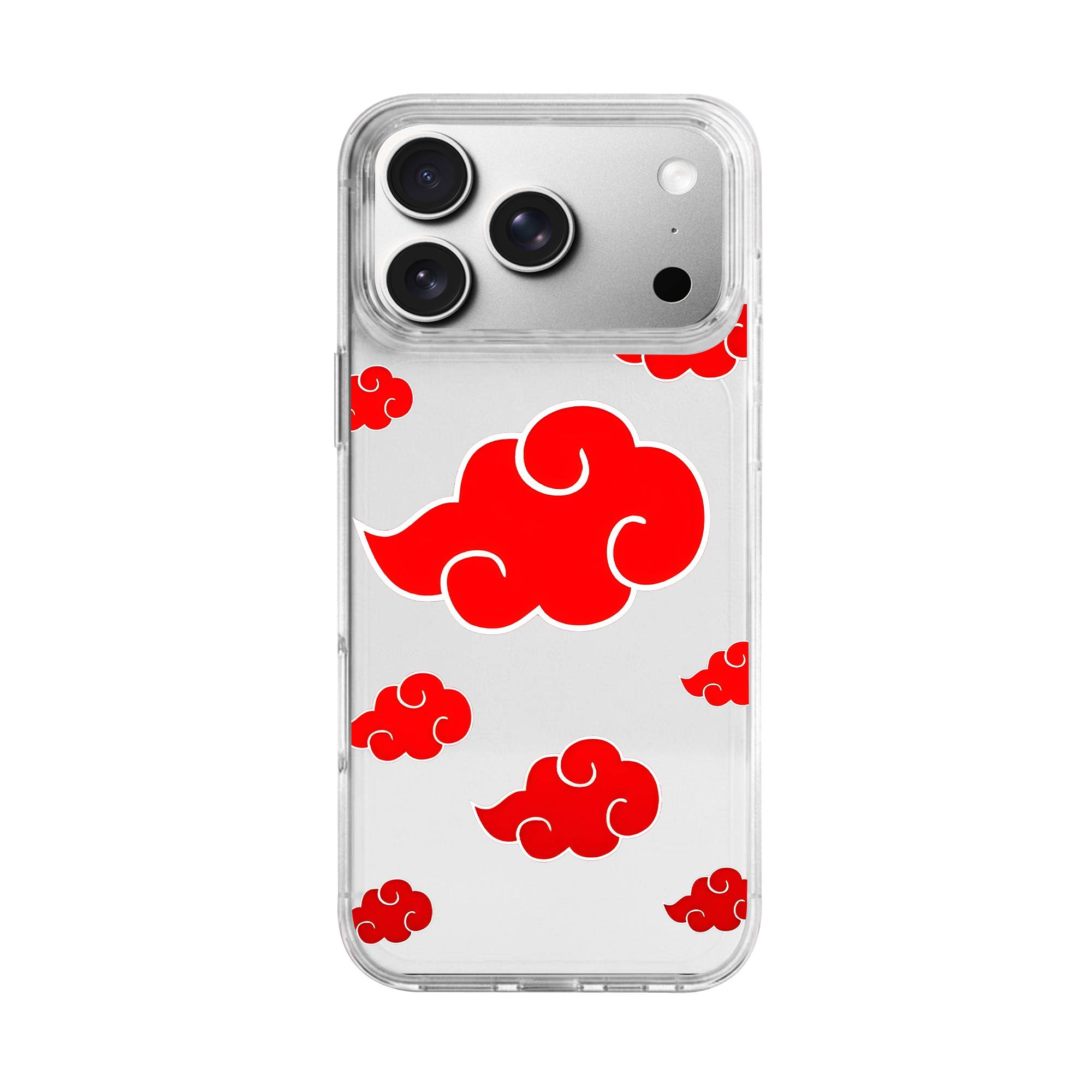 Anime Red Cloud Premium Clear Case