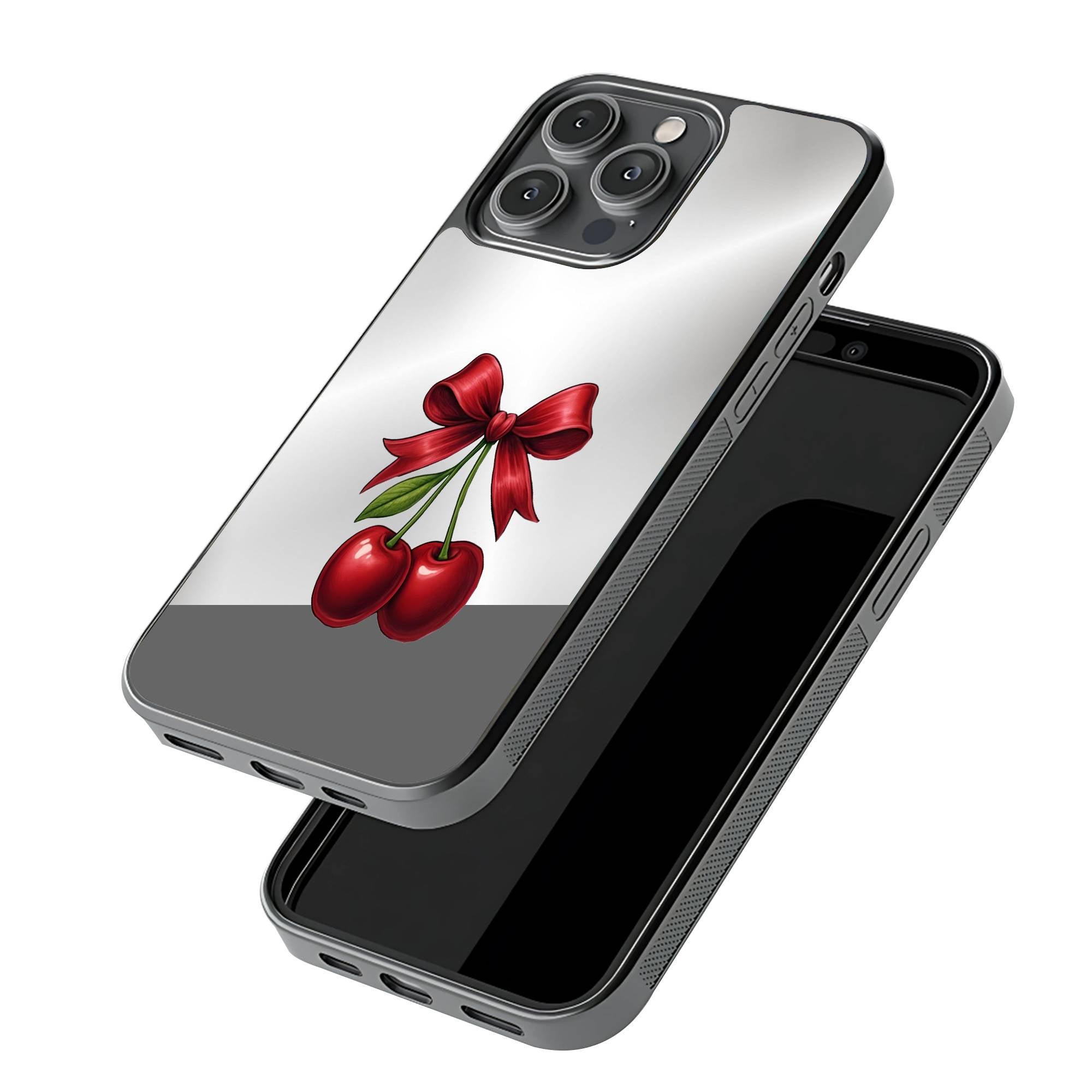 Cherry Bow Mirror Case