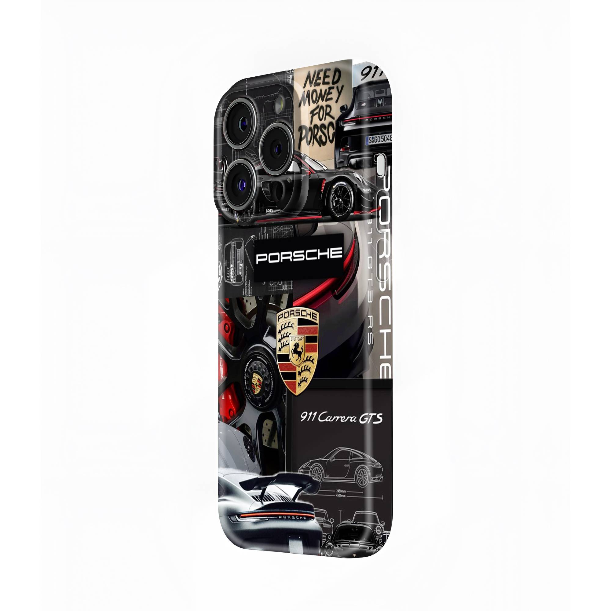 Blackline Porsche Glossy Hard Case