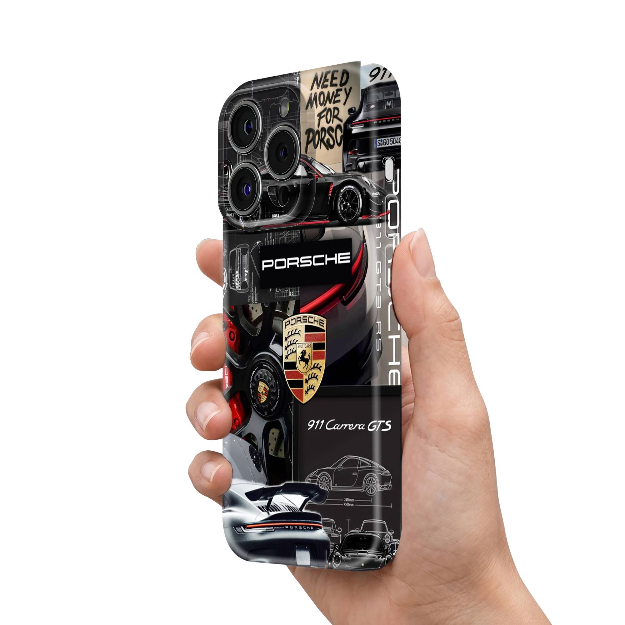 Blackline Porsche Glossy Hard Case