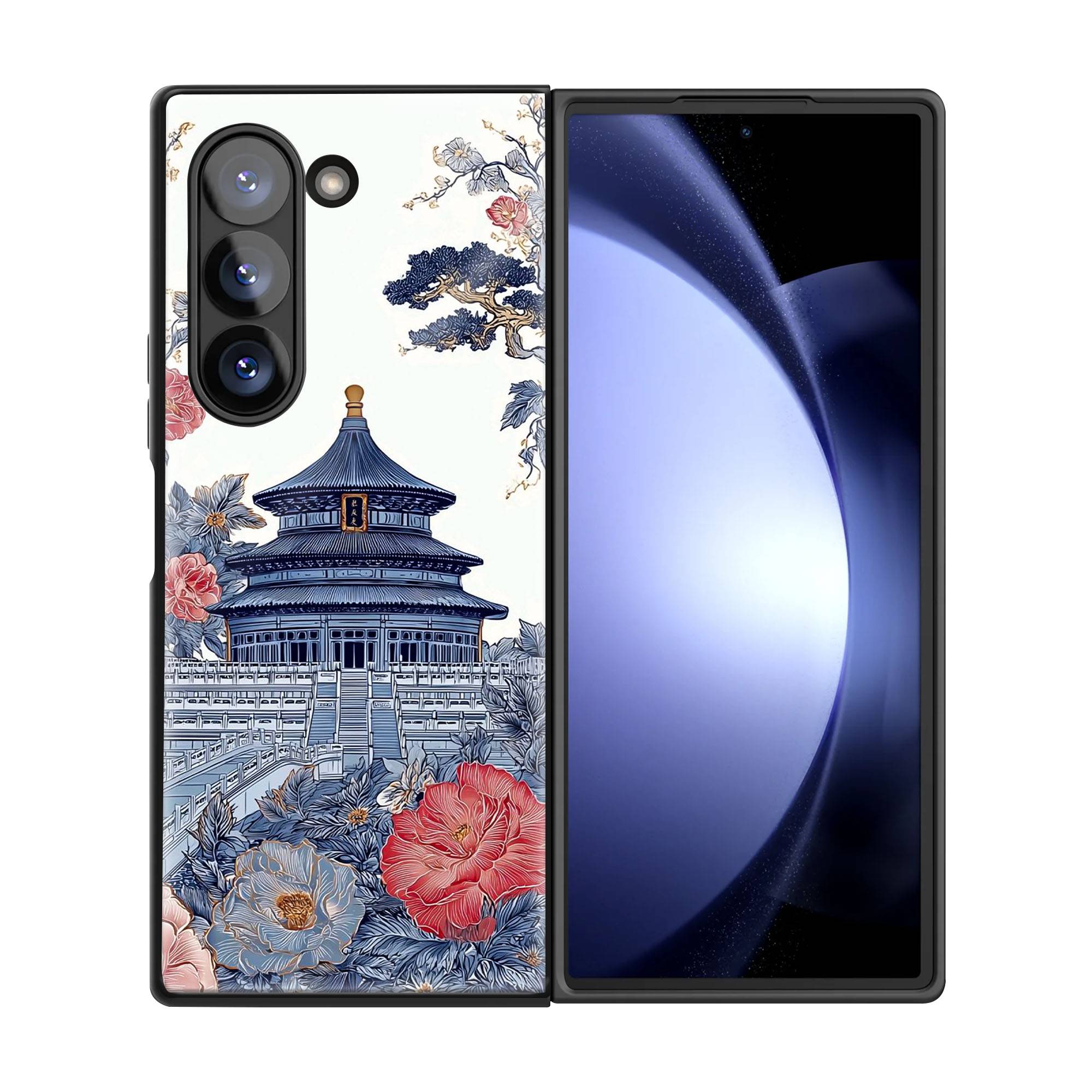 Temple Garden Samsung Z Fold Glass Case image 2