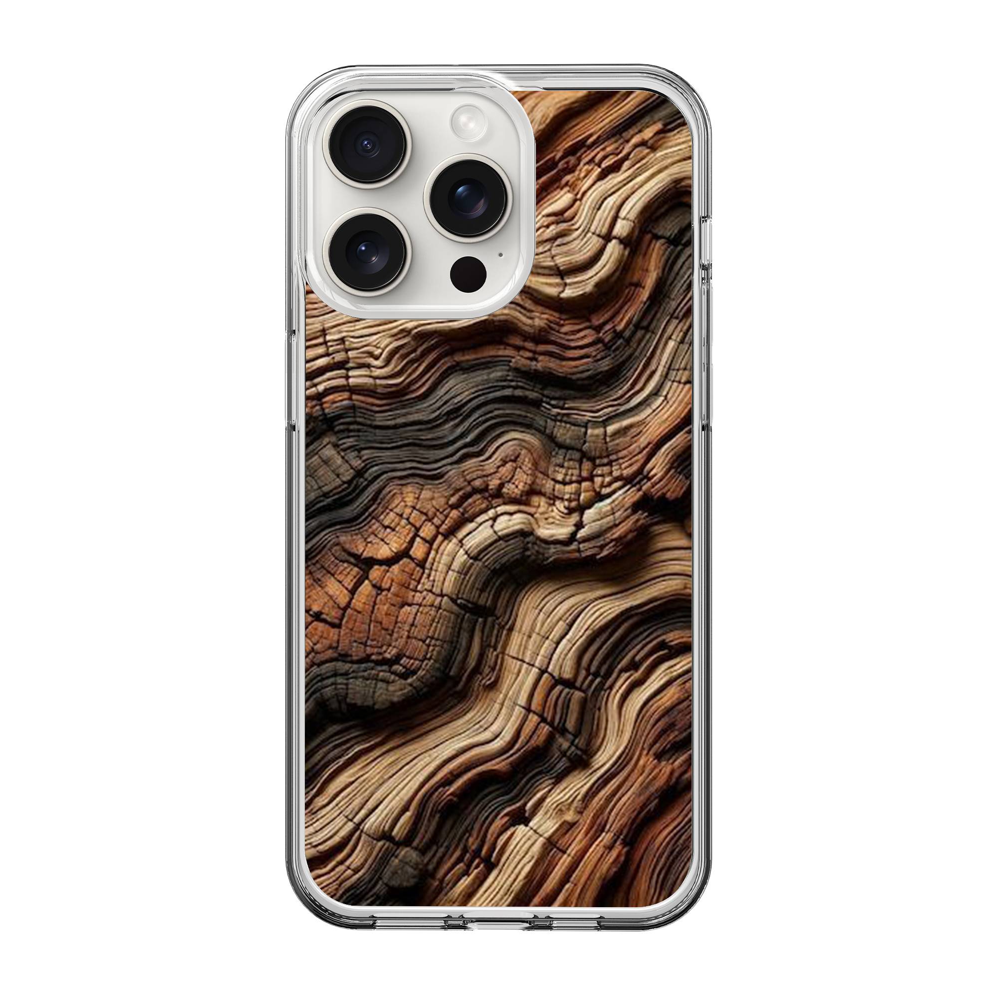 Wooden Texture Clear Case image 0