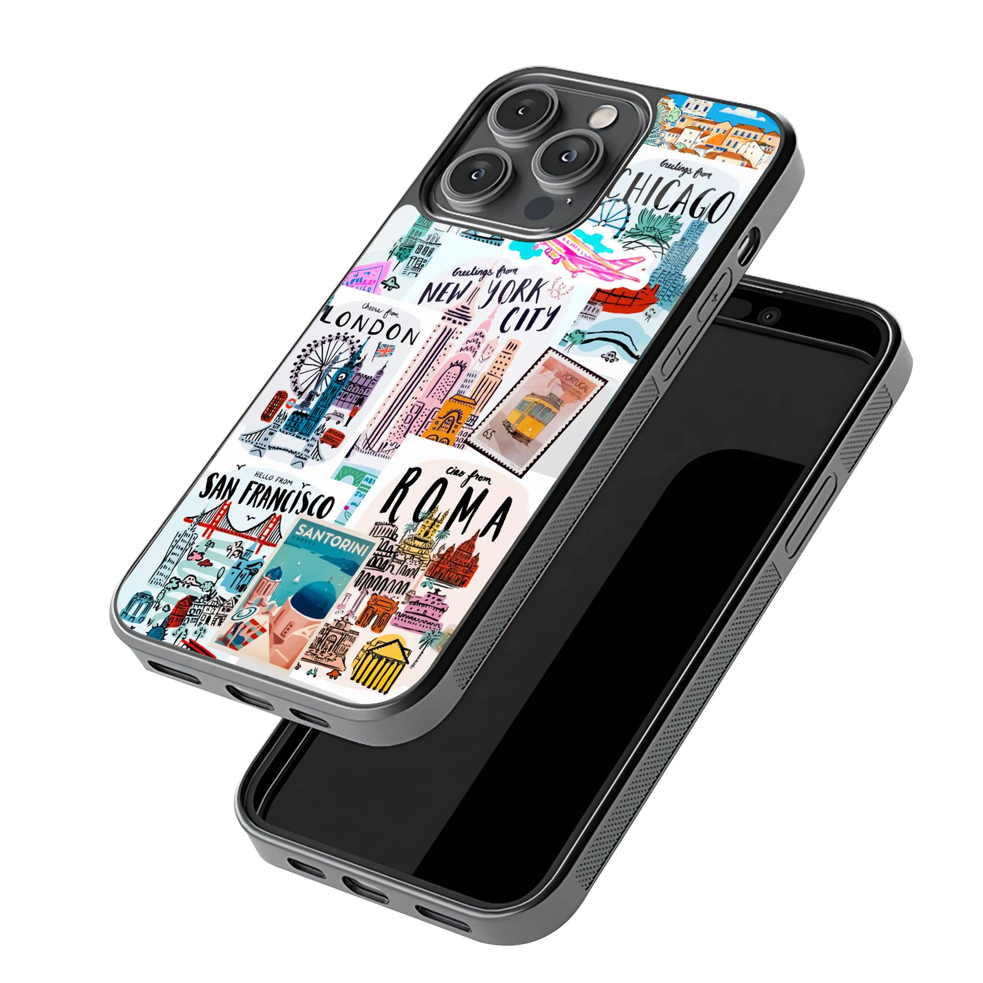 Wanderlust Vibes Glass Case image 2