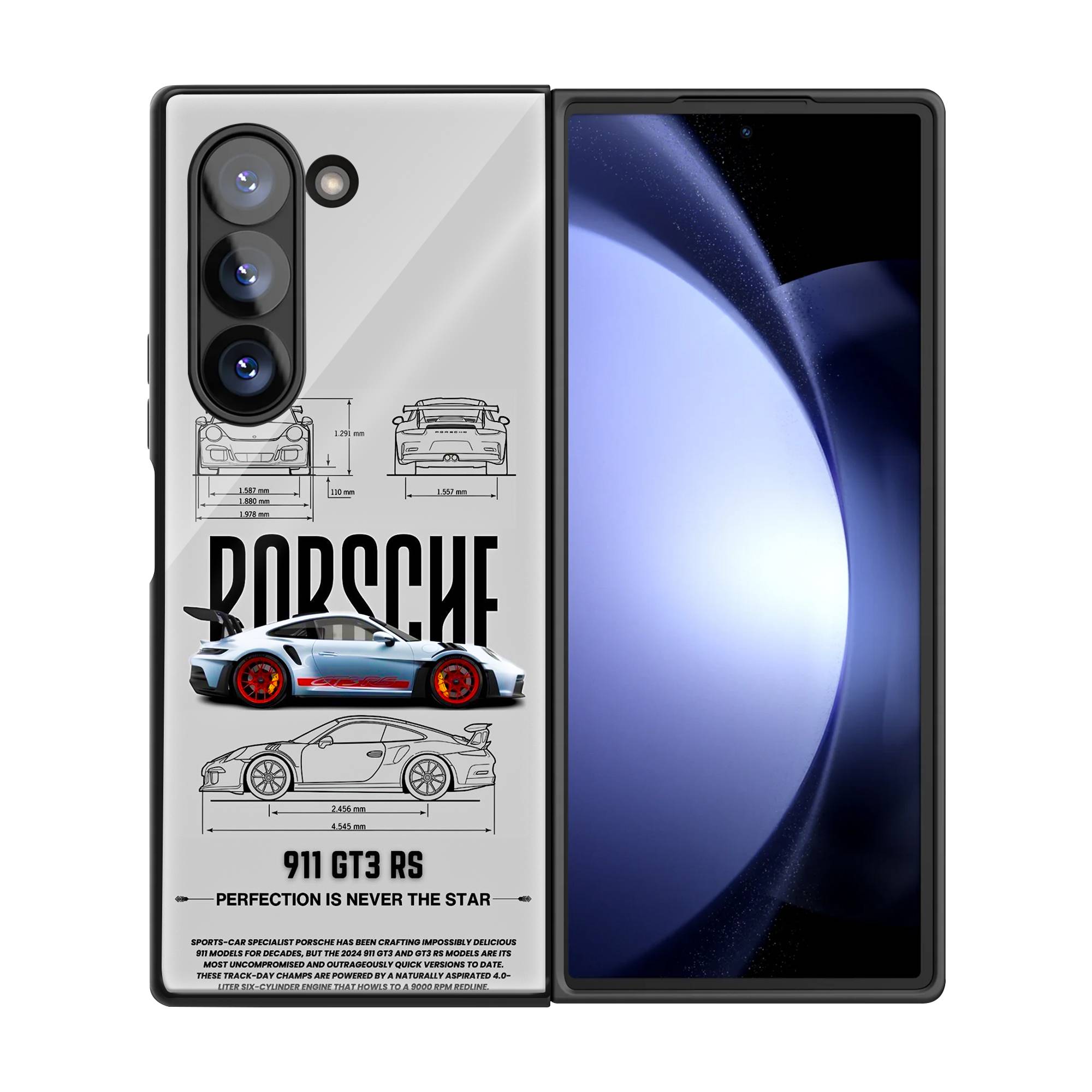 GT3 Samsung Z Fold Glass Case image 2