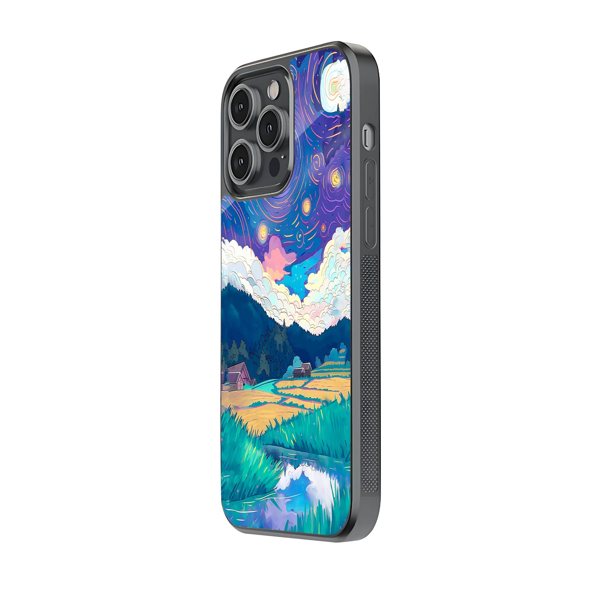 Starry Night Glass Case image 1