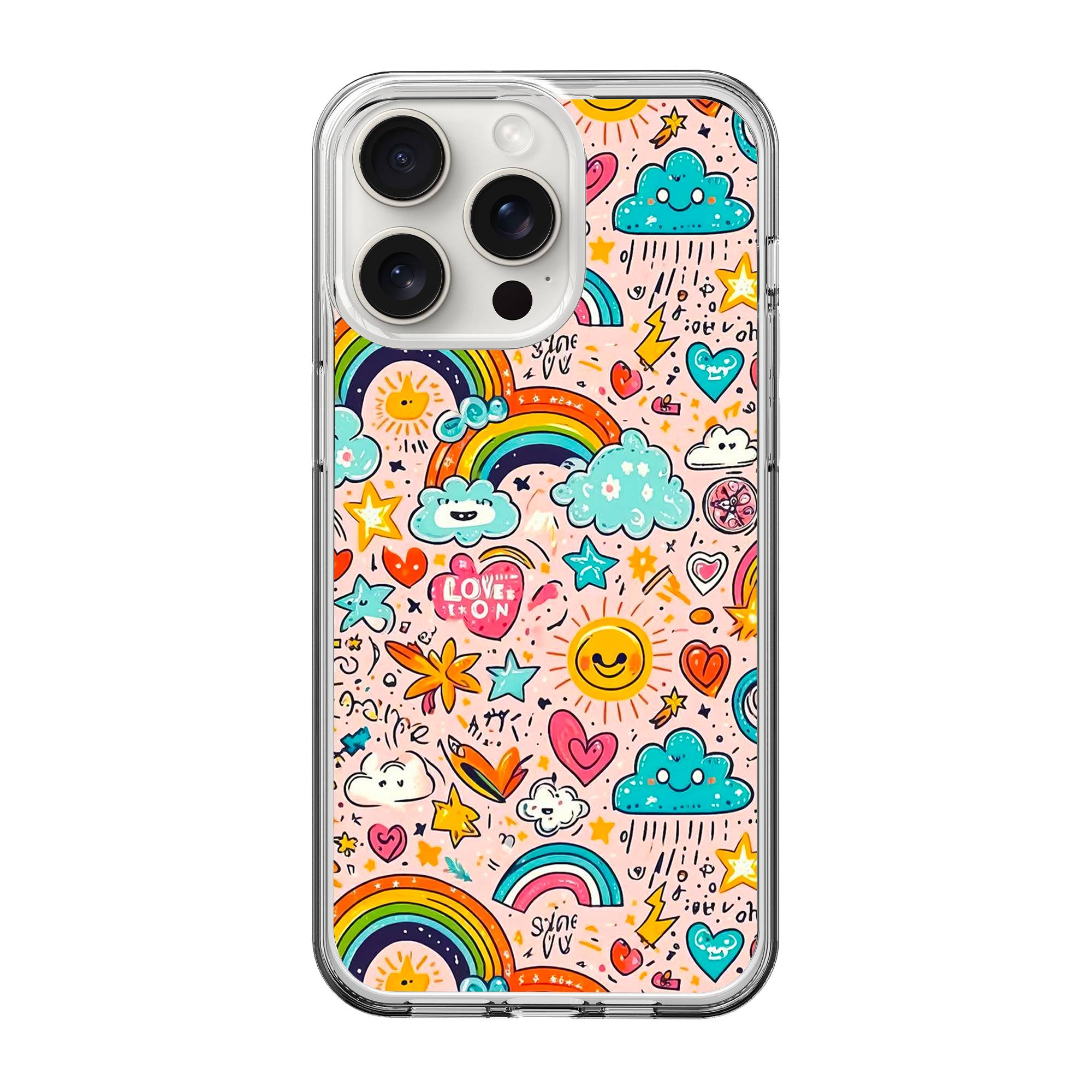 Rainbows Clear Case image 0