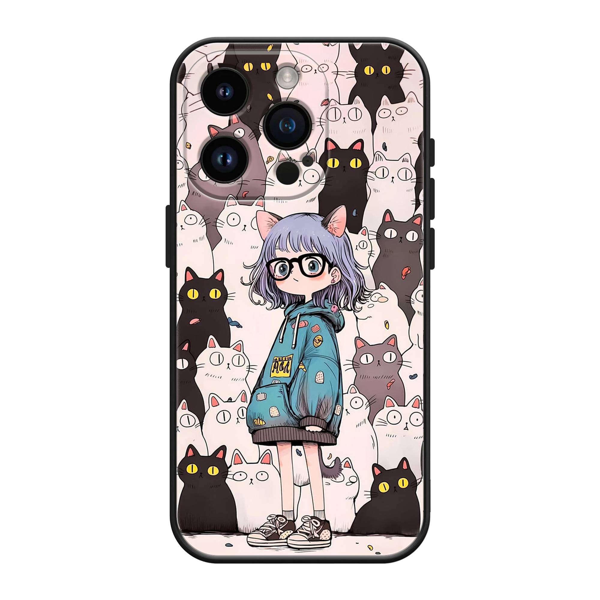 Many Cat Silicone Case image 0