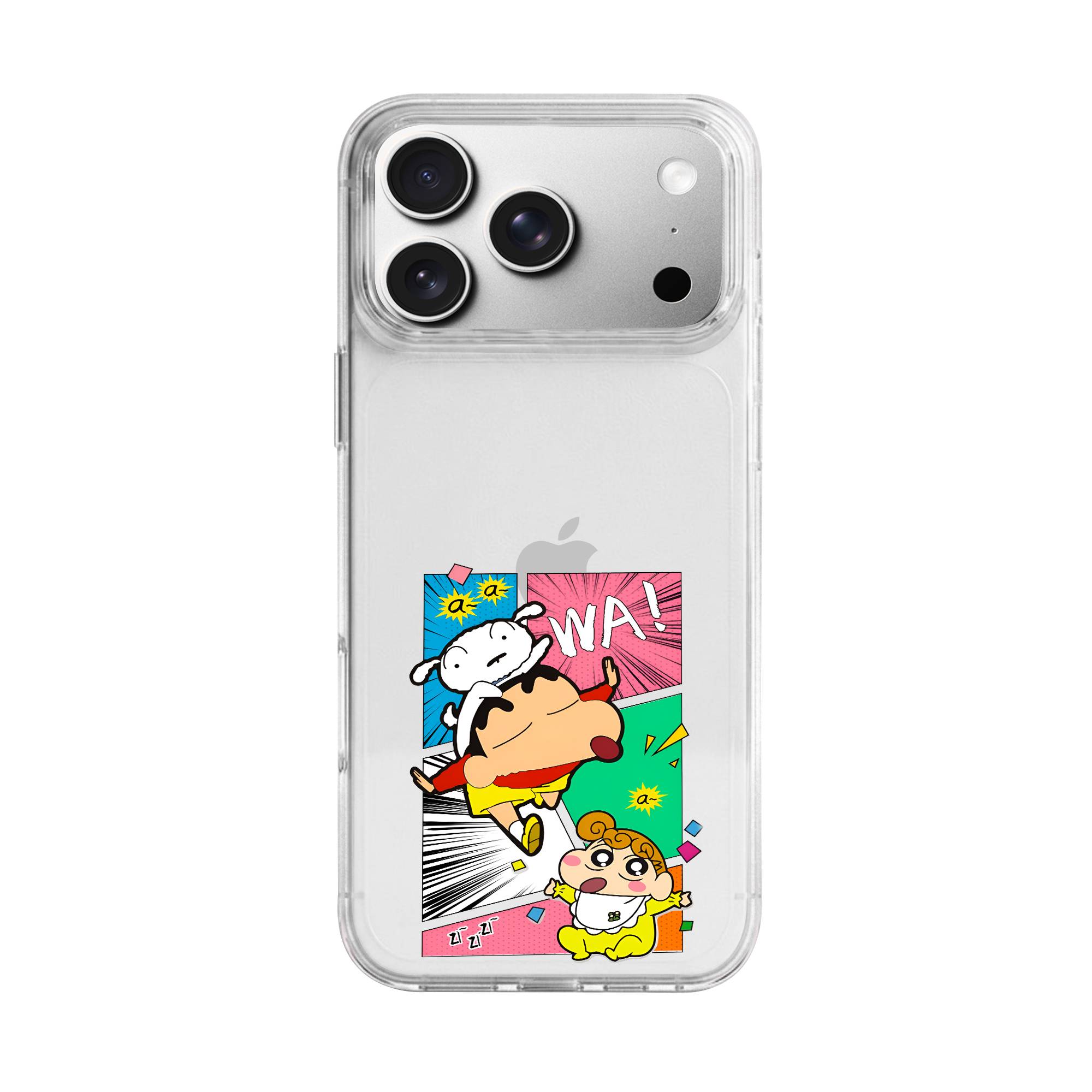 Shinchan Comic Premium Clear Case