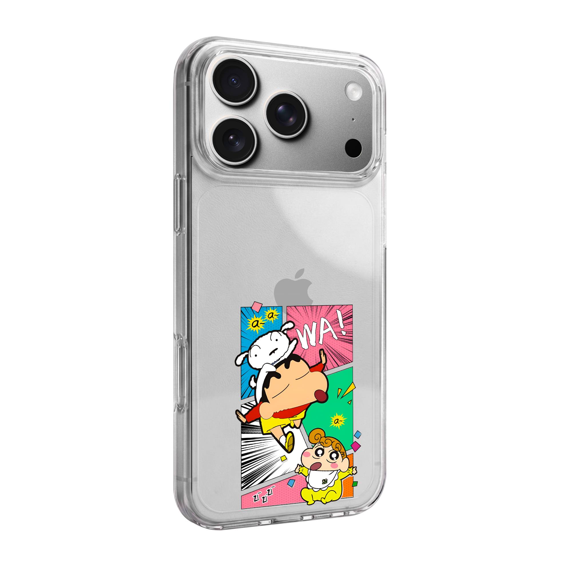 Shinchan Comic Premium Clear Case